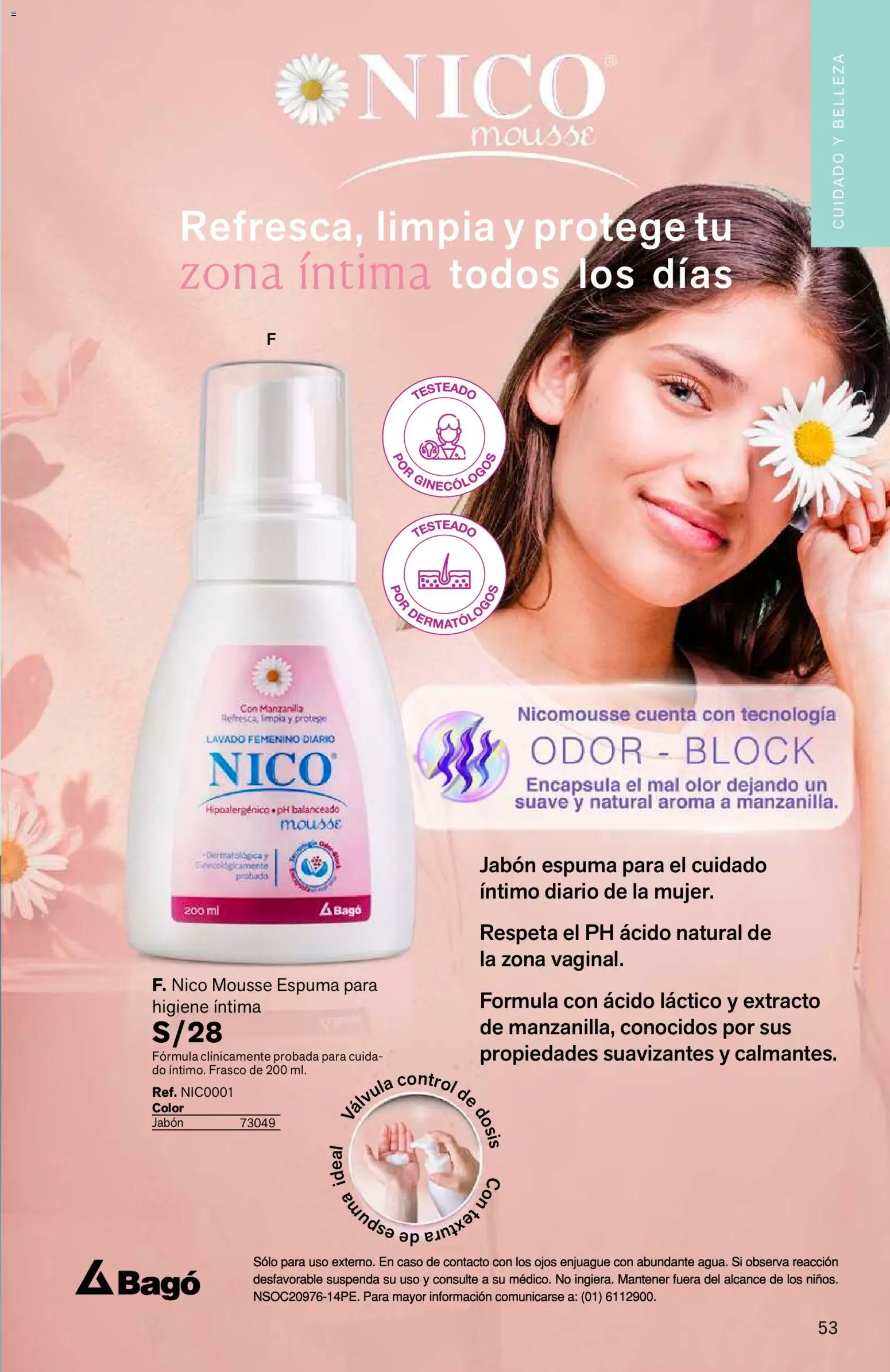 Catálogo Leonisa válido desde 24/08/2026 | Página: 53 | Productos: Espuma, Jabón, Higiene íntima