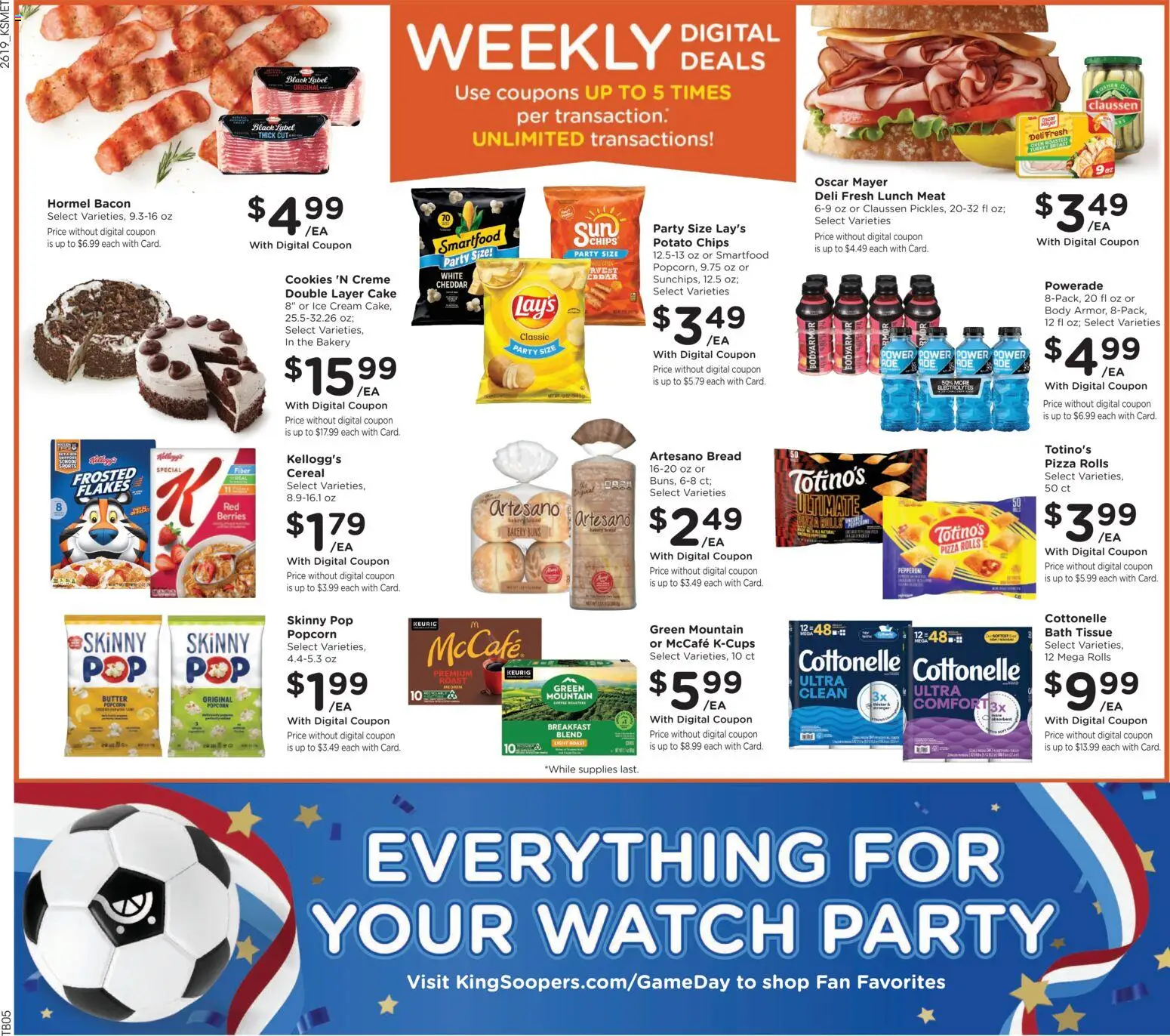 King Soopers Weekly Ad - valid from 10.06.2026 | Page: 2 | Products: Bakery, Bread, Flakes, Oven