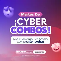 Vista previa de folleto Catálogo Hiraoka - Cyber combos de la Hiraoka válido desde 07/10/2026