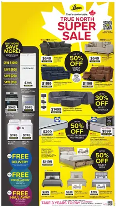 Preview of Leon's weekly flyer / circulaire from shop Leon's valid from Oct 8, 2026