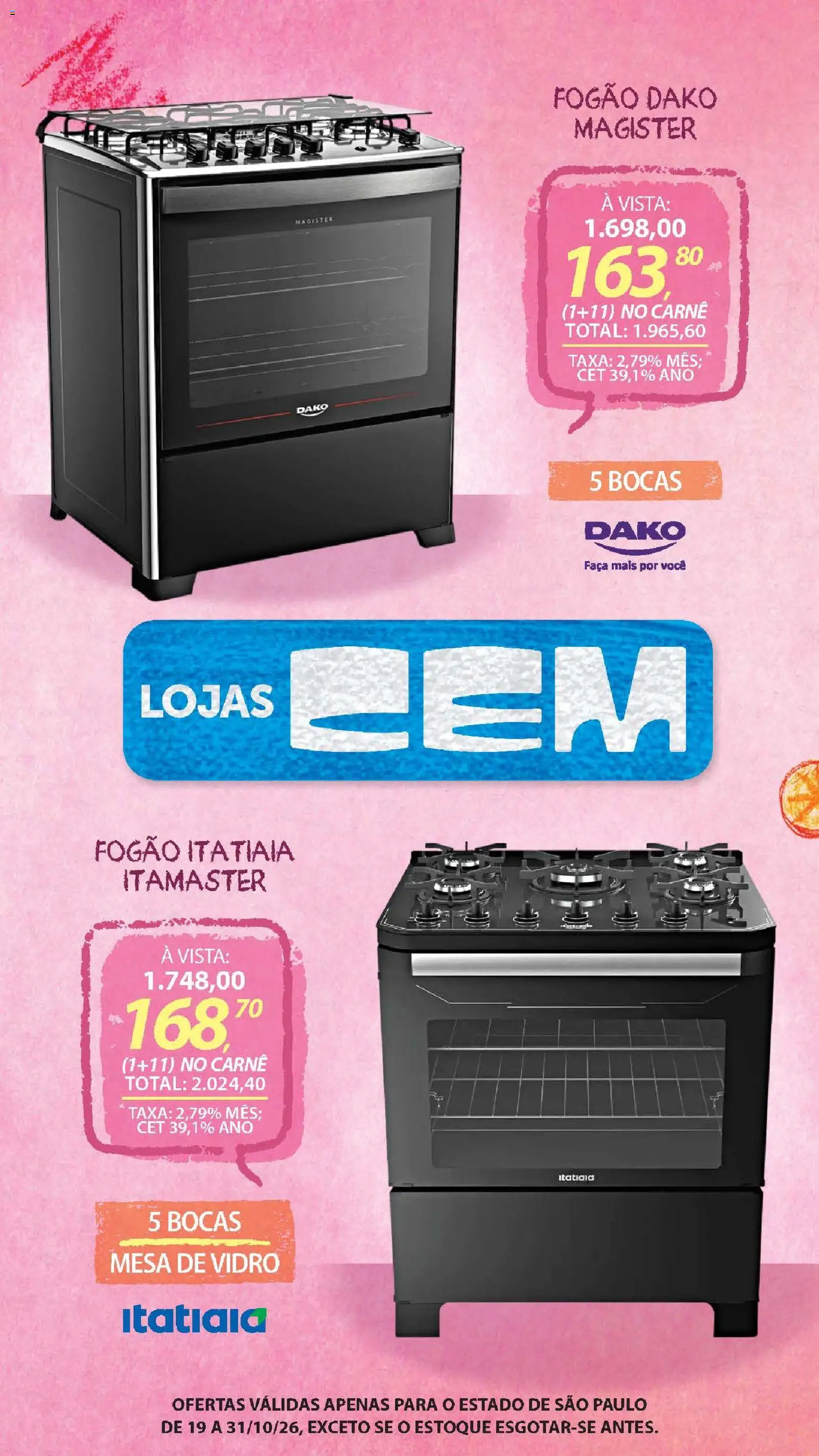 Lojas Cem Folheto - válido de 19/10/2026 | Página: 66