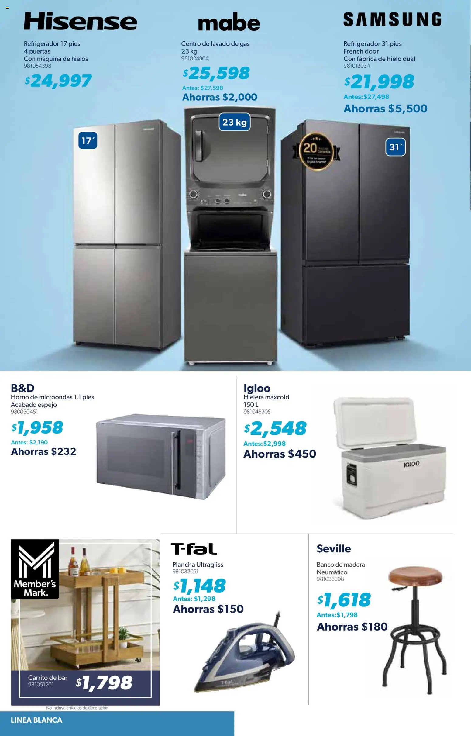 Nuevas ofertas de Sam's Club válidas en toda la República Mexicana desde el 05/08/2026. ¡Encuentra las mejores ofertas en Sam's Club catálogo! | Página: 24