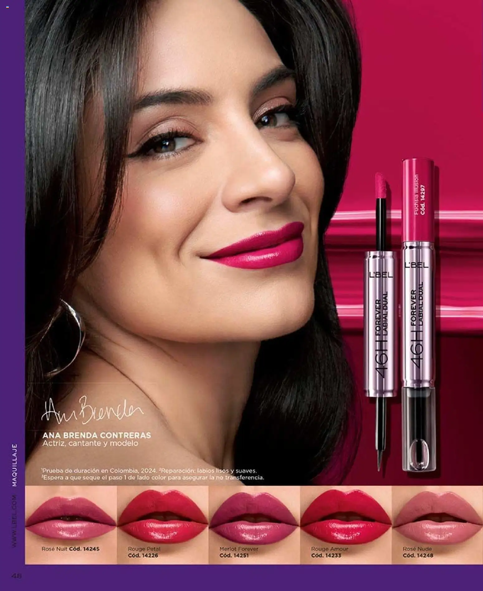 Catálogo L'Bel válido desde 22/08/2026 | Página: 48 | Productos: Maquillaje