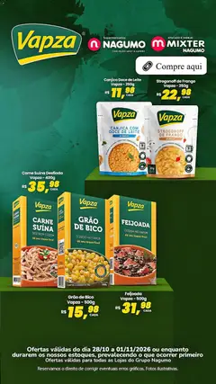 Nagumo ofertas Vapza - Pré-Visualização do folheto da loja Nagumo, válido de 28/10/2026
