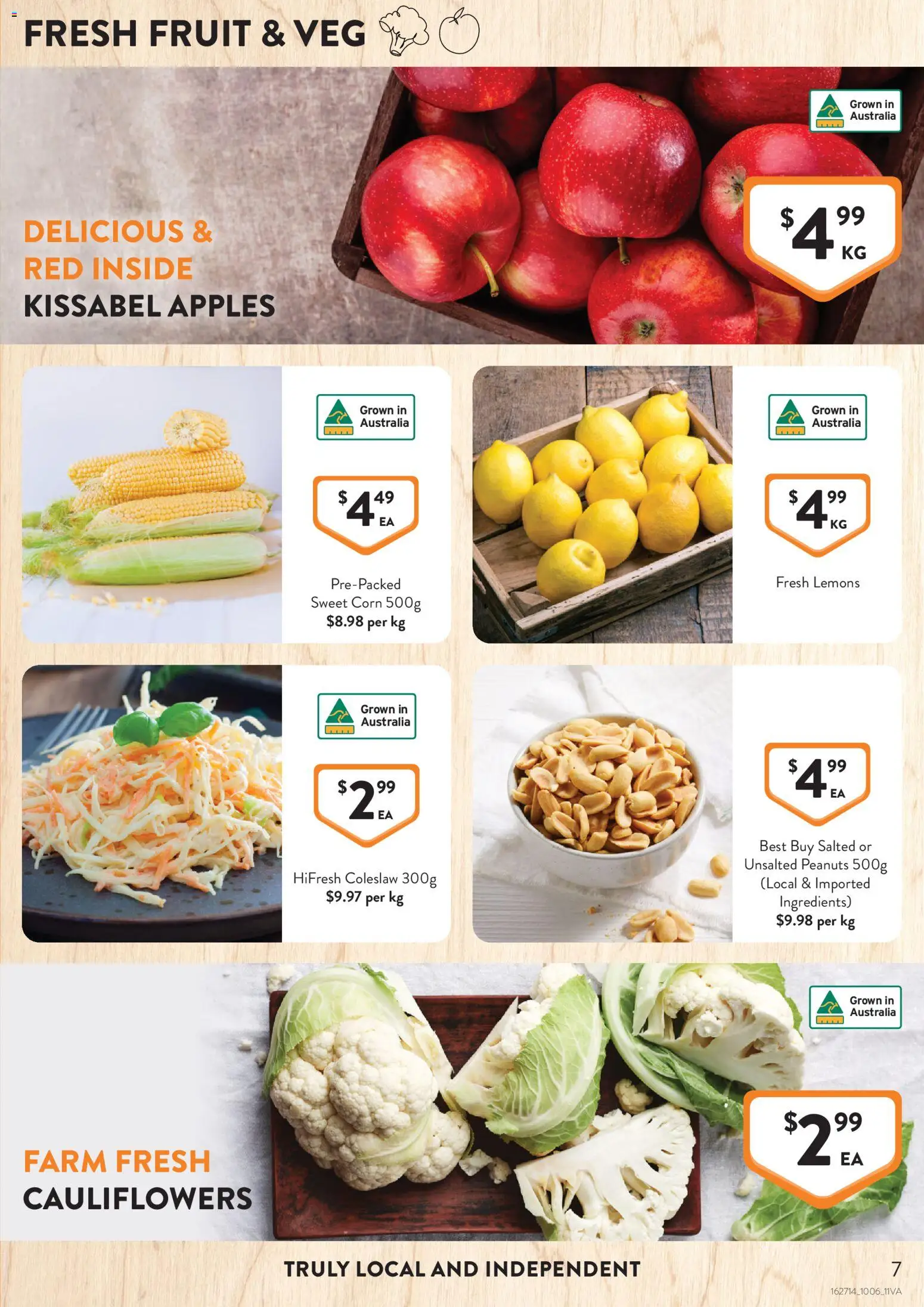 Foodworks catalogue - valid from 03.06.2026 | Page: 7 | Products: Apples, Peanuts