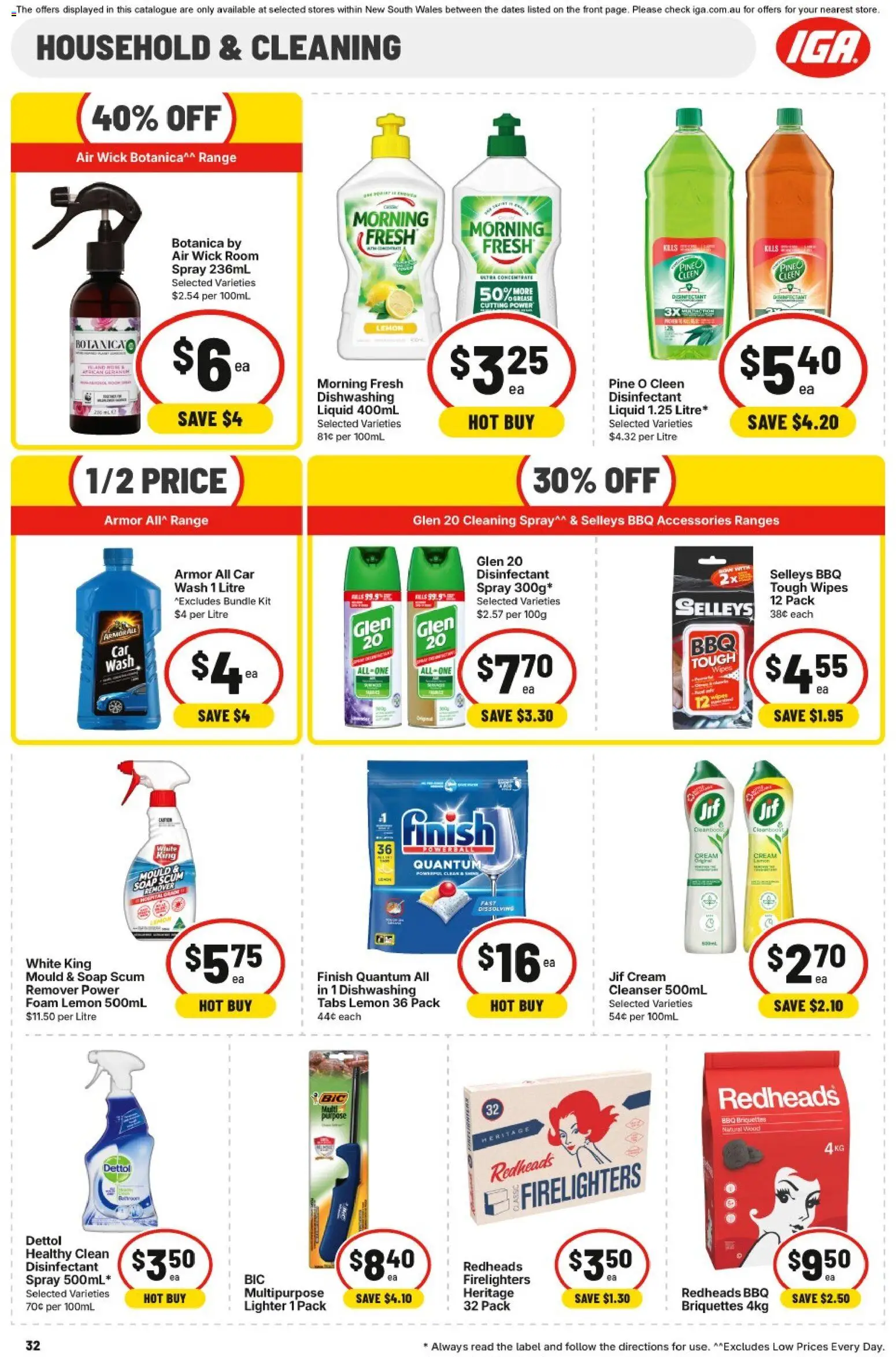 IGA catalogue - valid from 30/09/2026 | Page: 28 | Products: Briquettes, Cream, Lemon, Multipurpose