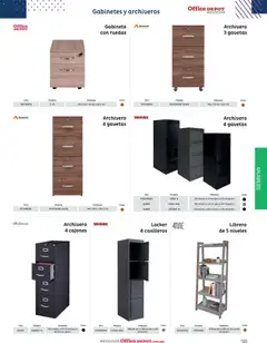 Vista previa de Office Depot catálogo 2026, nuevo folleto de la tienda, válido en México a partir del 12.01.2026 | Página: 157 | Productos: Gabinete