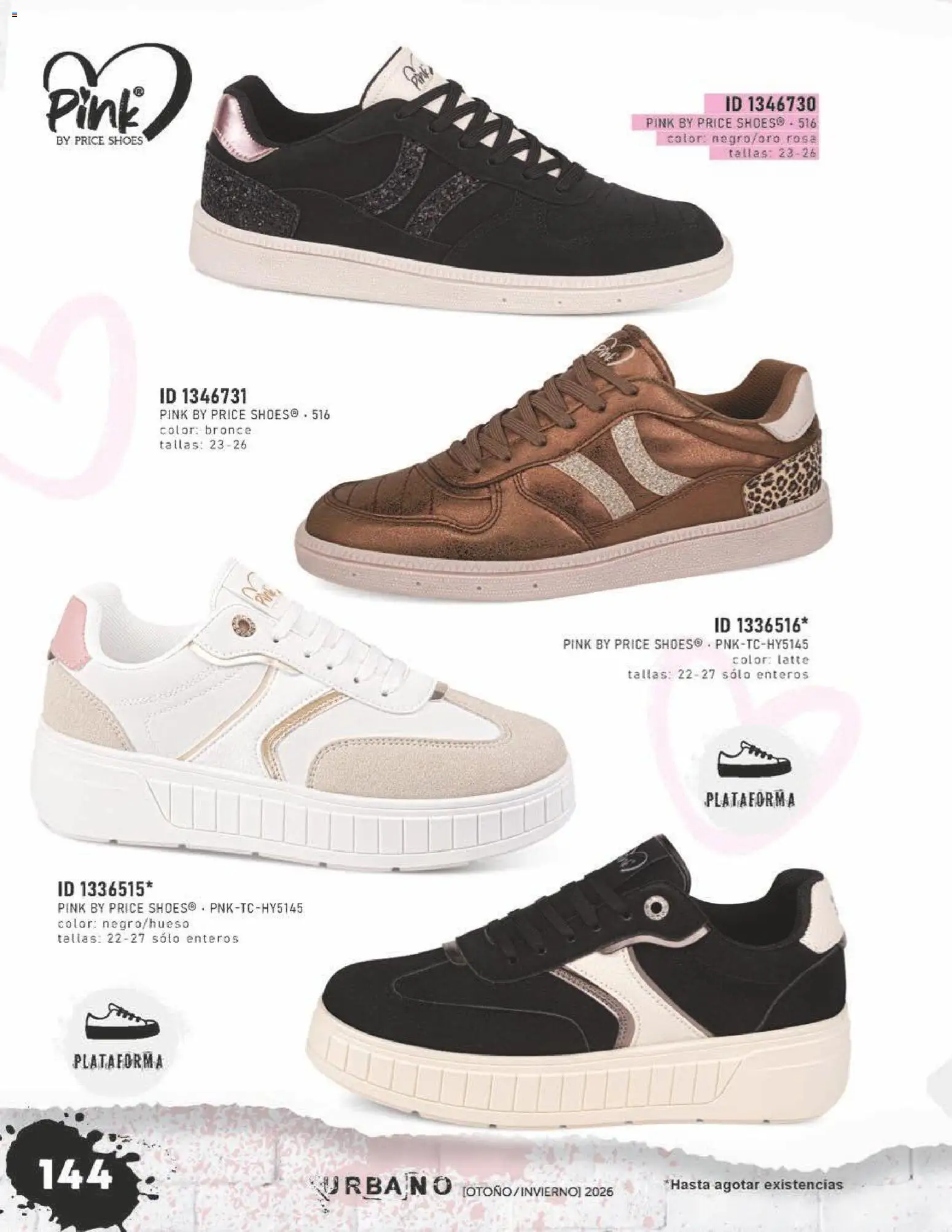 Nuevas ofertas de Price Shoes válidas en toda la República Mexicana desde el 31/07/2026. ¡Encuentra las mejores ofertas en Price Shoes catálogo Urbano! | Página: 144