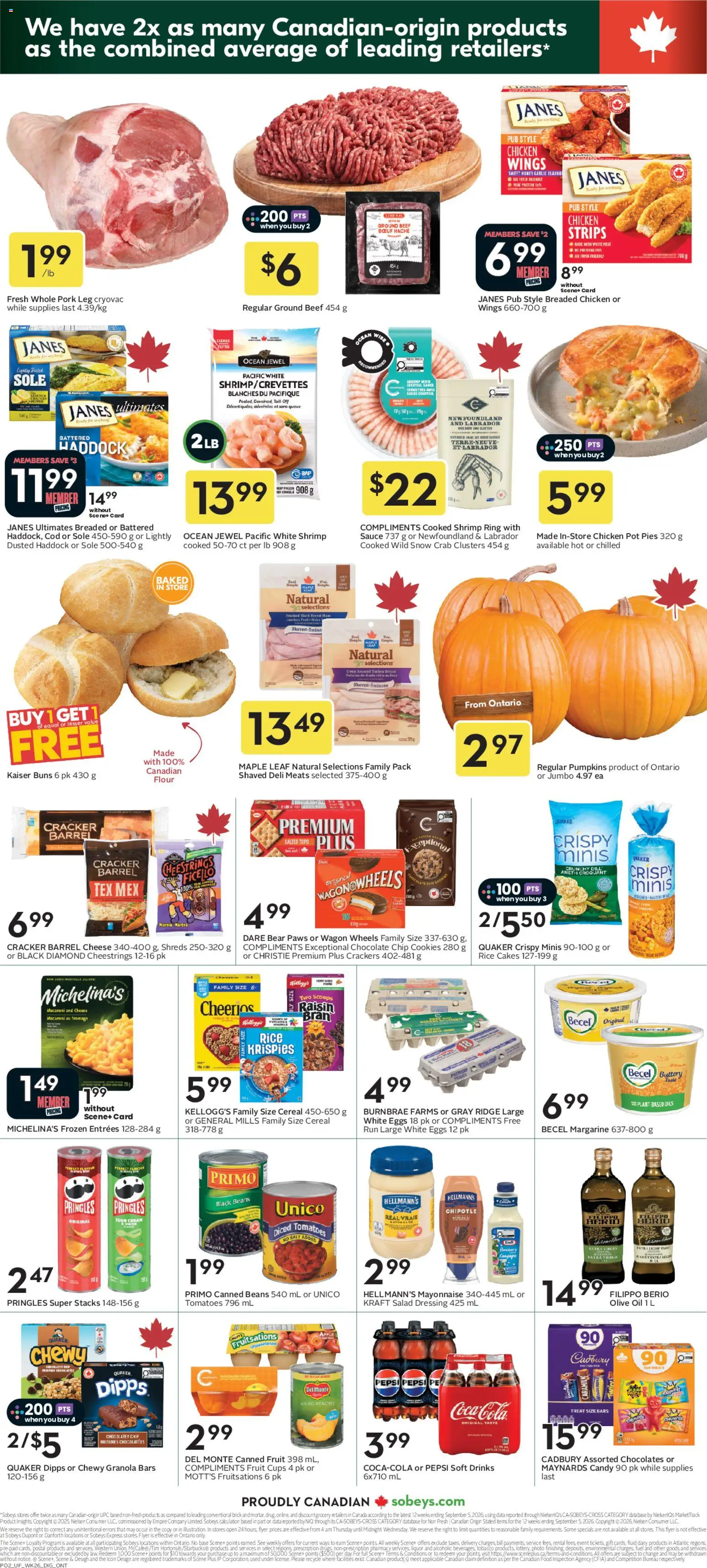 Sobeys flyer valid from Oct 22, 2026 | Page: 2