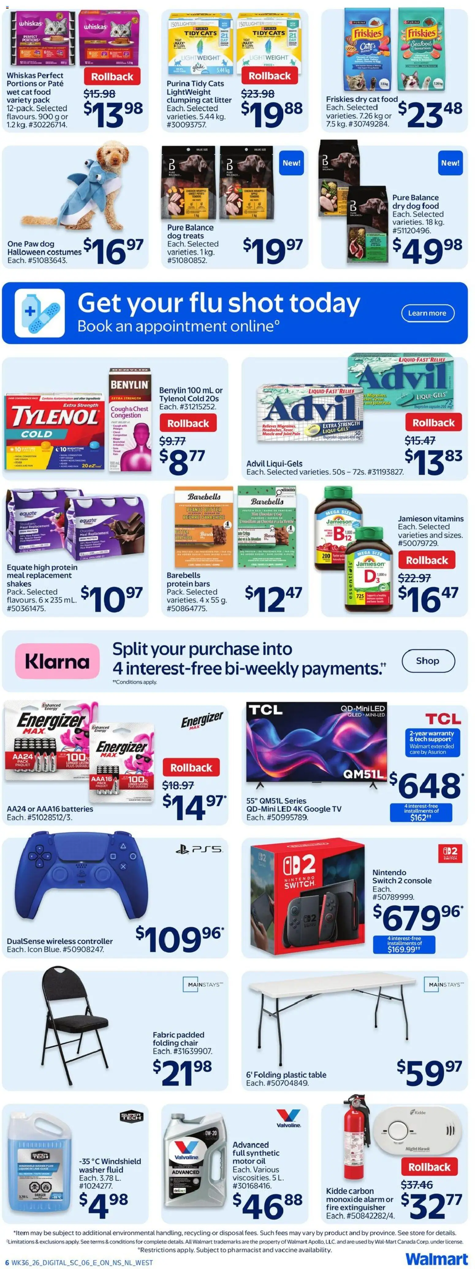 Walmart flyer valid from Oct 1, 2026 | Page: 12 | Products: Pork ribs, Chicken wings, Tomato, Steak