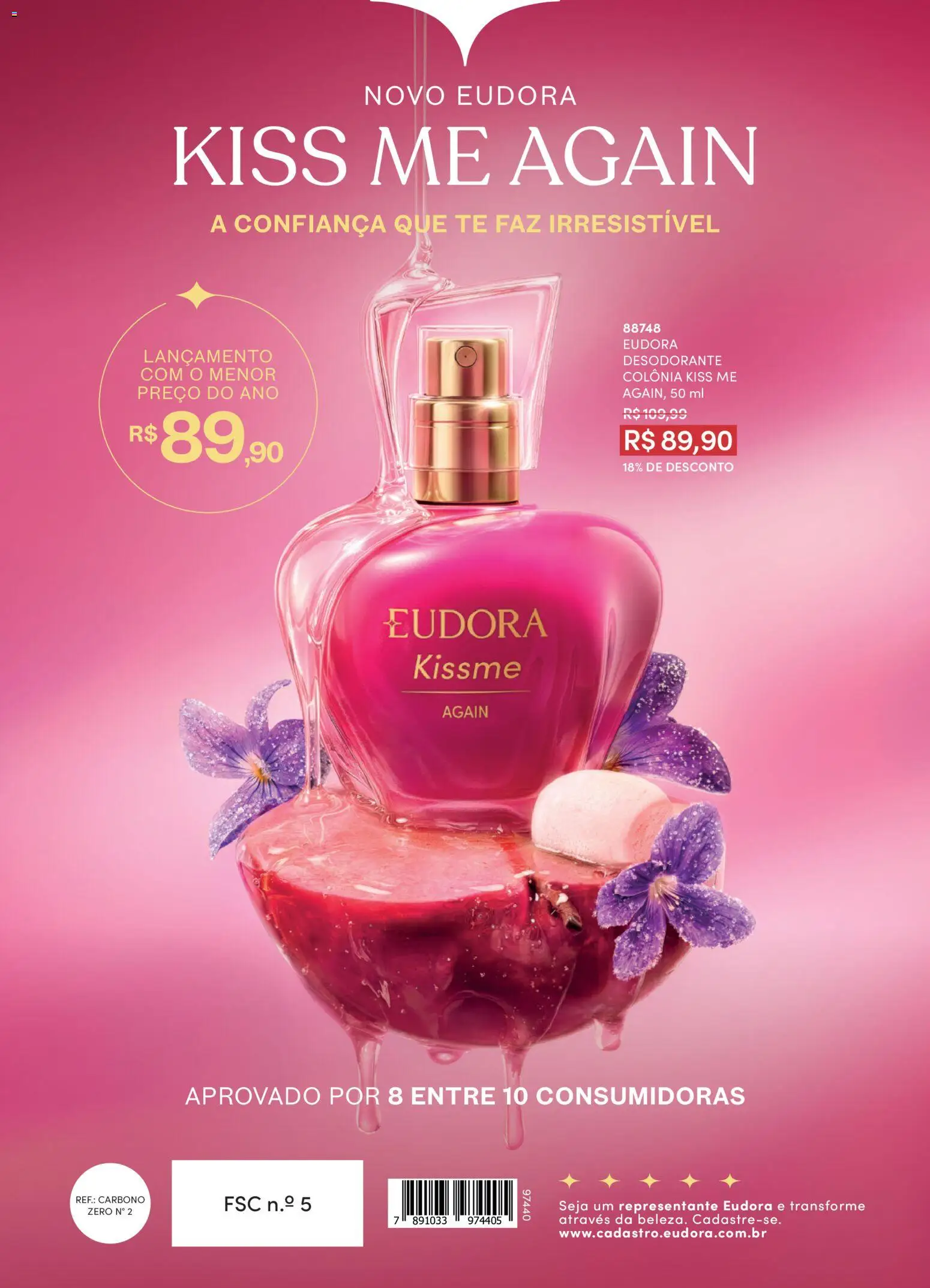 Eudora Folheto - válido de 15/07/2026 | Página: 6 | Produtos: Desodorante