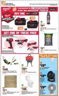 Preview of Home Depot weekly flyer / circulaire from shop Home Depot valid from Jul 23, 2026