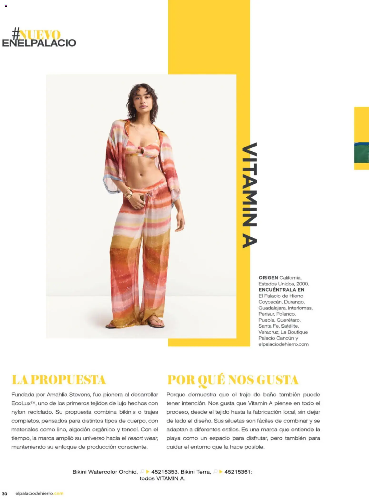 Nuevas ofertas de Palacio De Hierro válidas en toda la República Mexicana desde el 01.04.2026. ¡Encuentra las mejores ofertas en Palacio De Hierro catálogo! | Página: 32 | Productos: Algodón, Traje de baño, Bikini, Baño