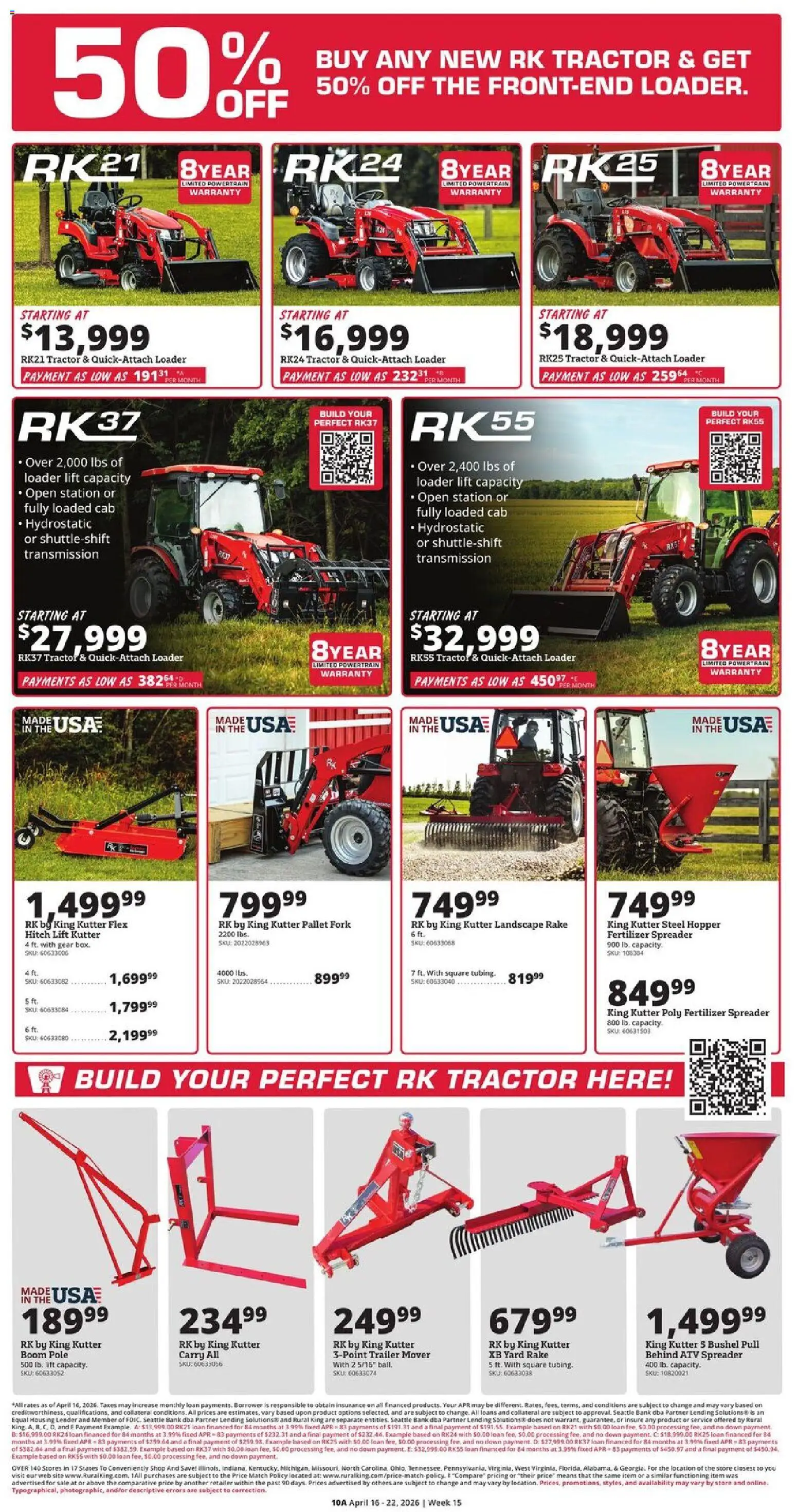 Rural King Weekly Ad - valid from 16.04.2026 | Page: 12 | Products: Rake