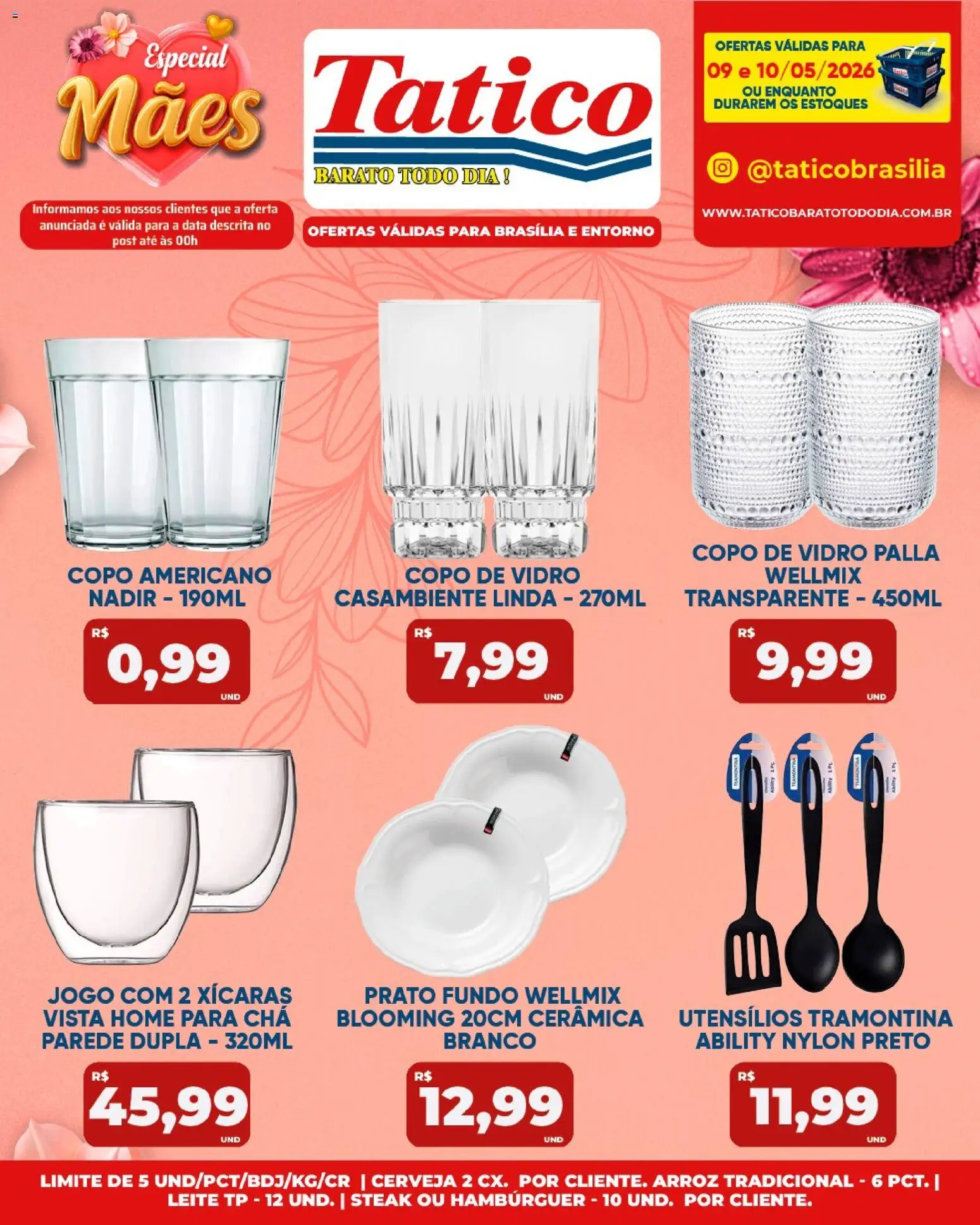 Tatico Folheto - válido de 11.05.2026 | Página: 43 | Produtos: Leite, Xícaras, Cerveja, Chá