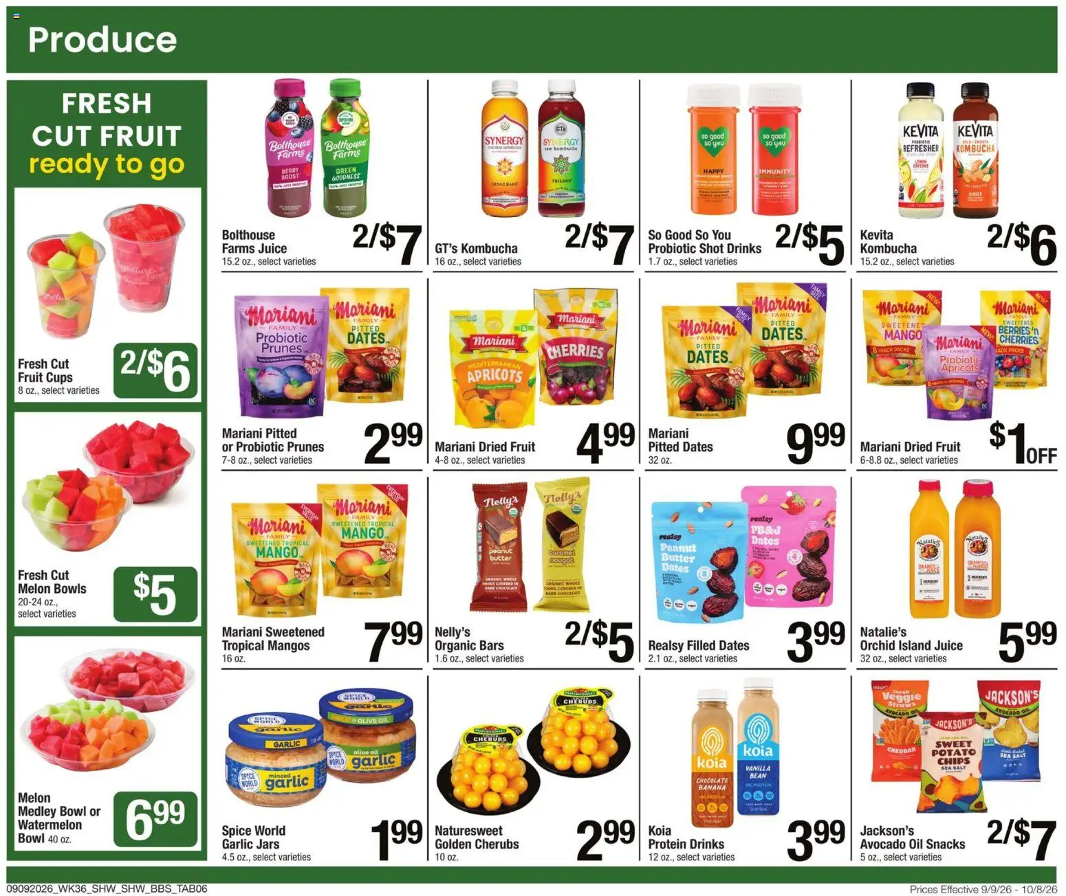 Shaw's Big Book of Savings - valid from 09/09/2026 | Page: 19 | Products: Orchid, Juice, Mango, Garlic