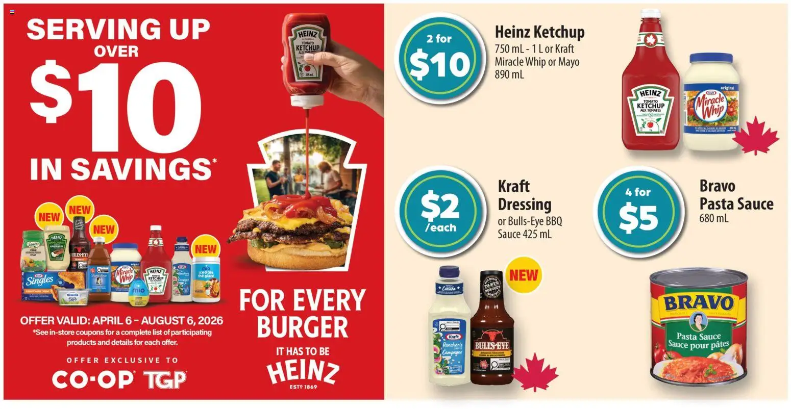 Co-op Food flyer valid from 11.06.2026 | Page: 9 | Products: Pasta, Ketchup