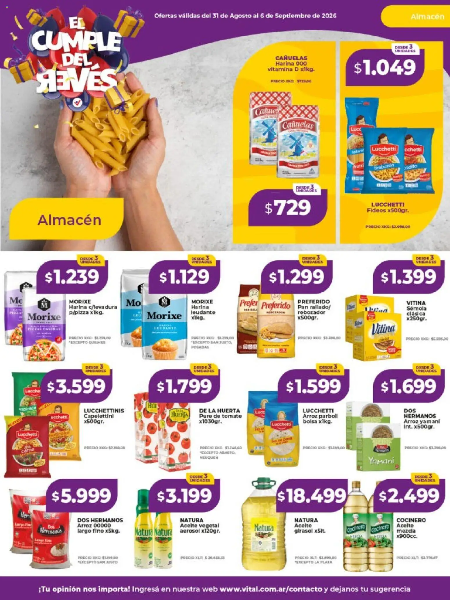 Vital - Ofertas │ válido desde el 31/08/2026 | Página: 18