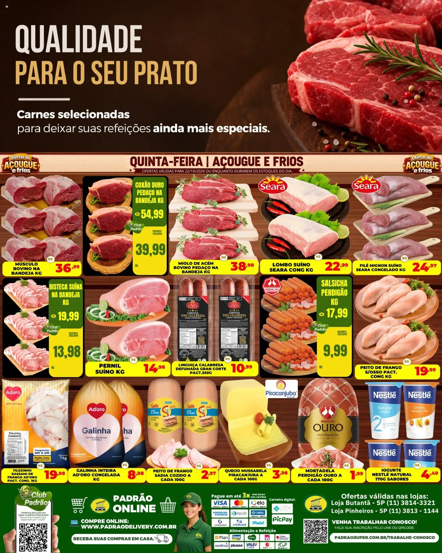Supermercado Padrão Folheto - válido de 22/10/2026 | Página: 1