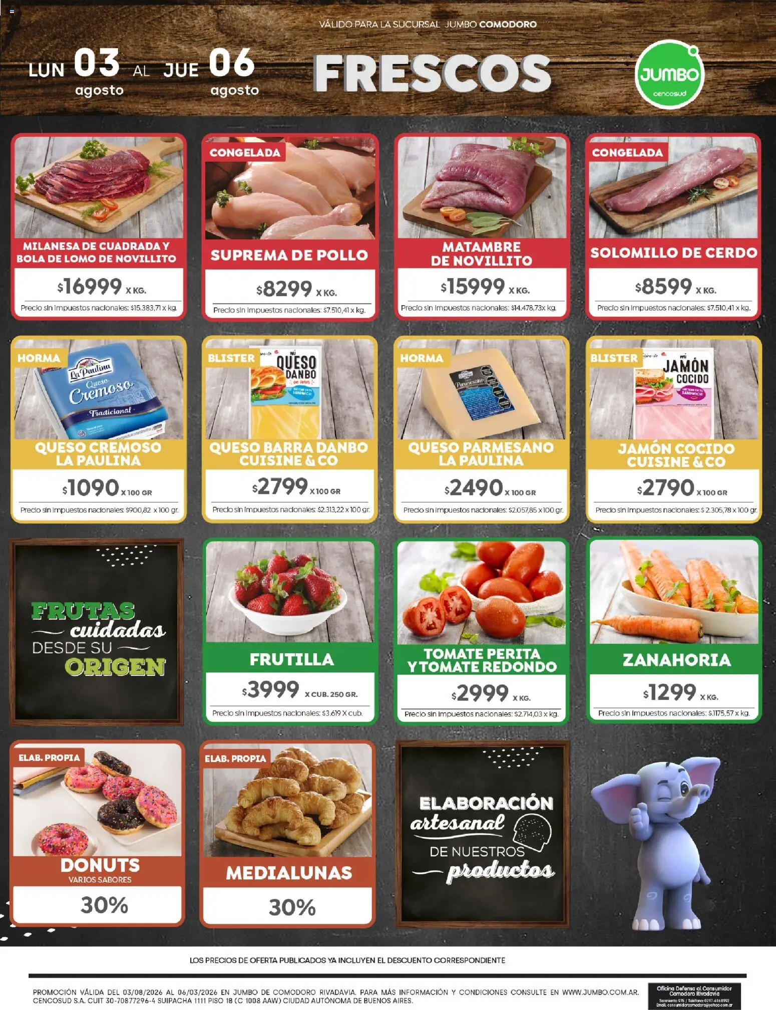 Jumbo - Ofertas | Comodoro │ válido desde el 03/08/2026 | Página: 1