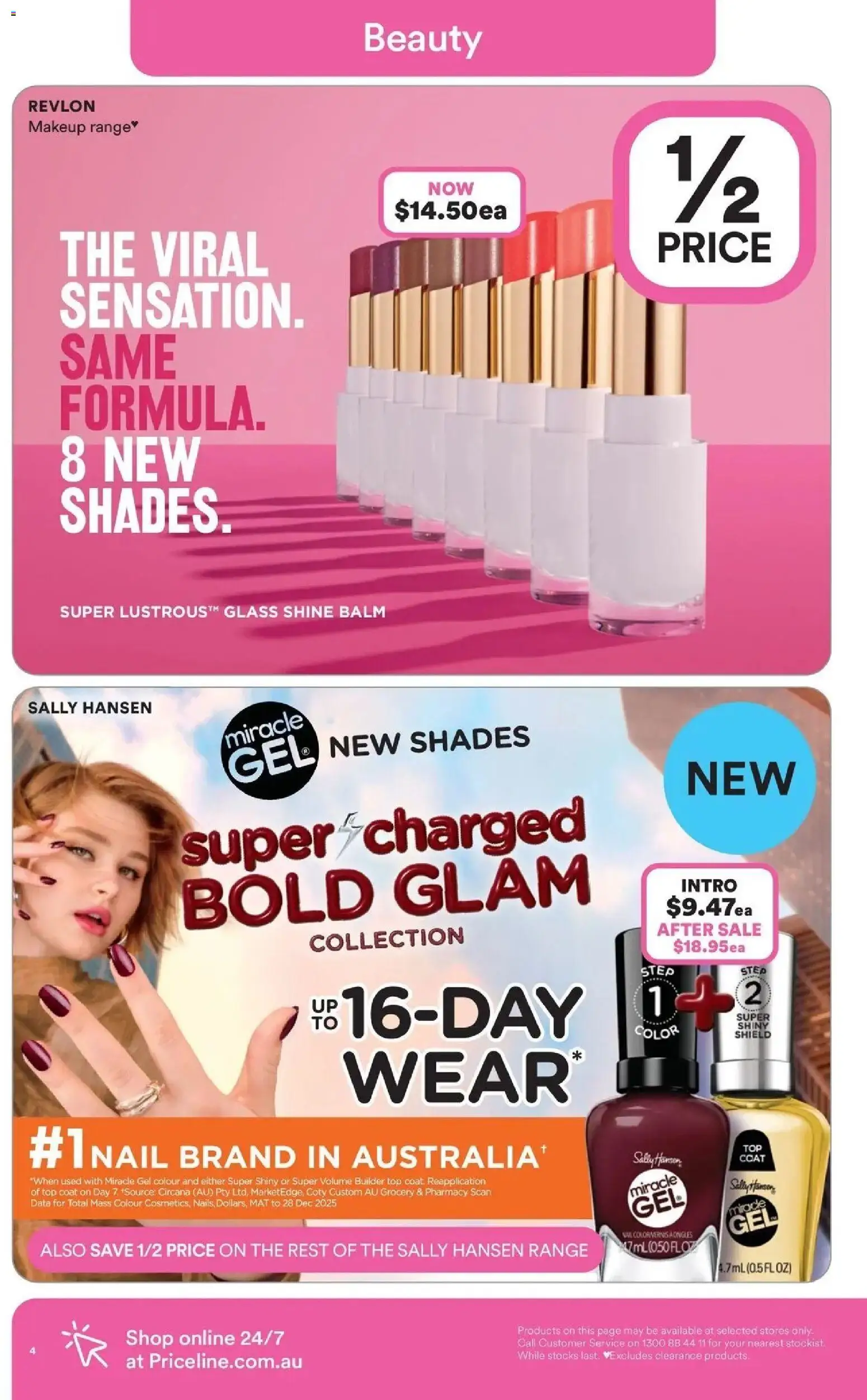 Priceline Pharmacy catalogue - valid from 30/07/2026 | Page: 4 | Products: Makeup, Coat