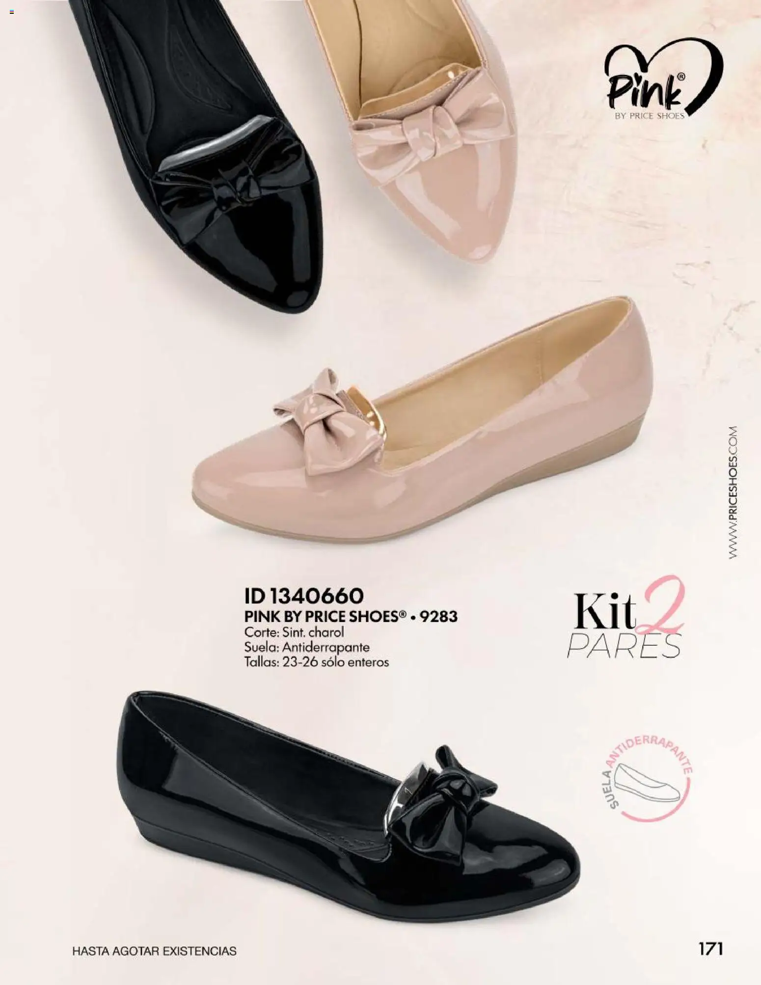 Nuevas ofertas de Price Shoes válidas en toda la República Mexicana desde el 28/08/2026. ¡Encuentra las mejores ofertas en Price Shoes catálogo Vestir Casual! | Página: 171
