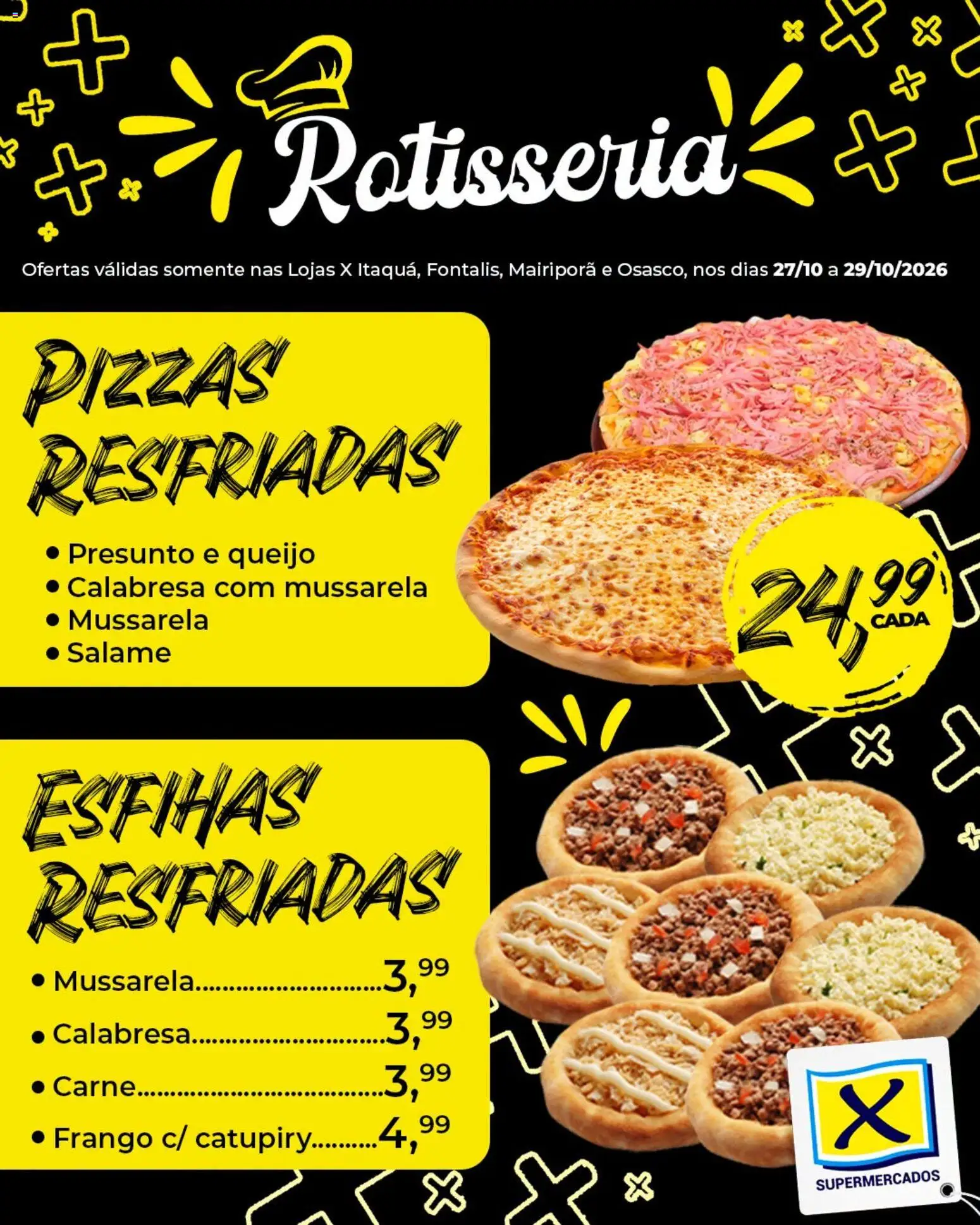 X Supermercados Folheto - válido de 27/10/2026 | Página: 1