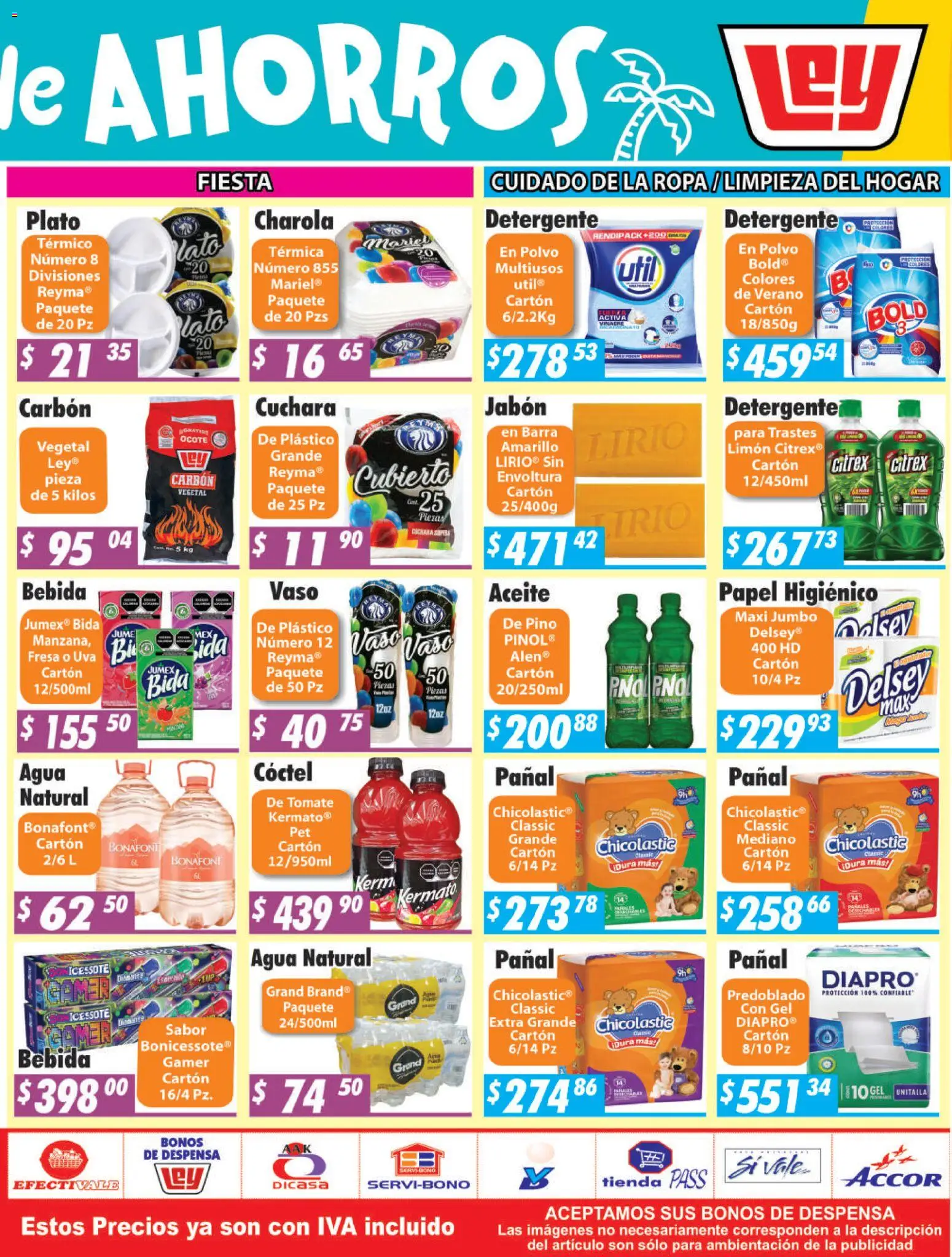 Nuevas ofertas de Casa Ley válidas en toda la República Mexicana desde el 13/07/2026. ¡Encuentra las mejores ofertas en Casa Ley folleto Nogales! | Página: 4 | Productos: Fresa, Detergente, Agua, Cuchara