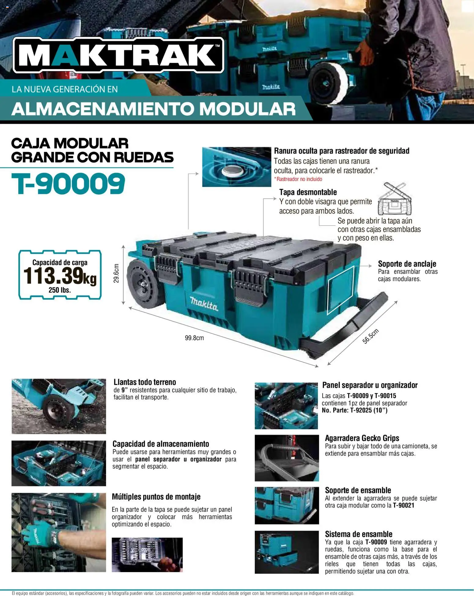 Nuevas ofertas de Makita válidas en toda la República Mexicana desde el 01/12/2025. ¡Encuentra las mejores ofertas en Makita catálogo Aspiradoras! | Página: 8 | Productos: Herramientas, Organizador, Modular, Caja
