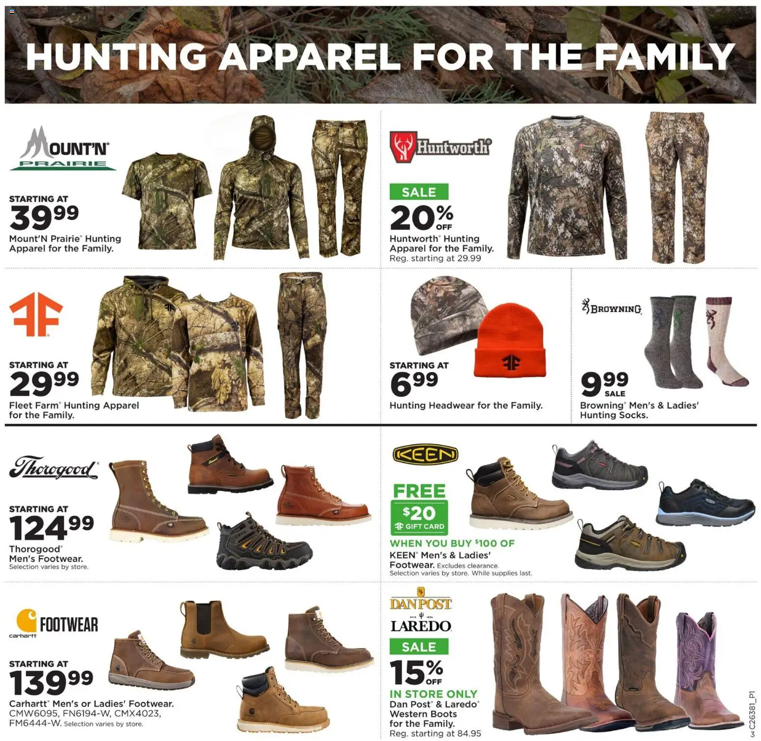 Mills Fleet Farm Weekly Ad - valid from 09/14/2026 | Page: 5 | Products: Boots
