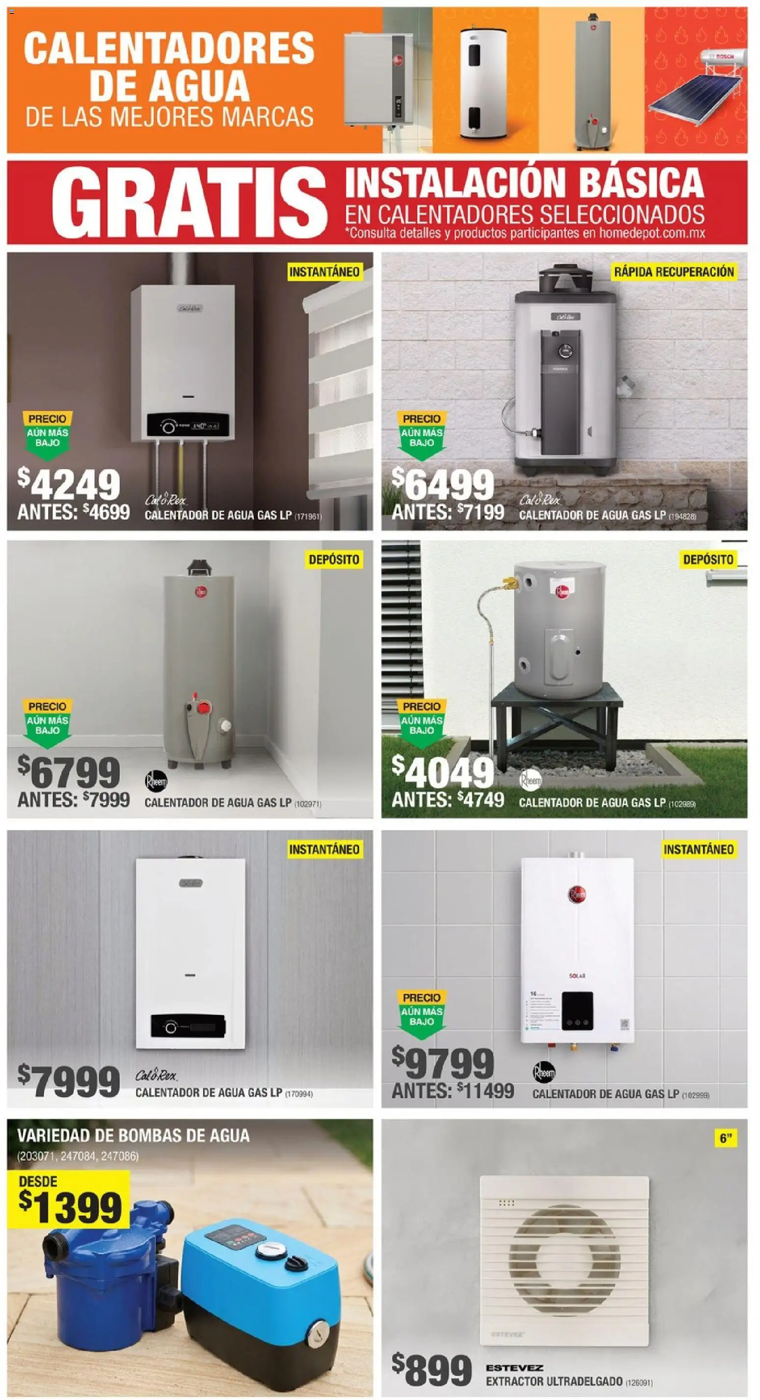 Nuevas ofertas de Home Depot válidas en toda la República Mexicana desde el 01/10/2026. ¡Encuentra las mejores ofertas en Home Depot catálogo! | Página: 13