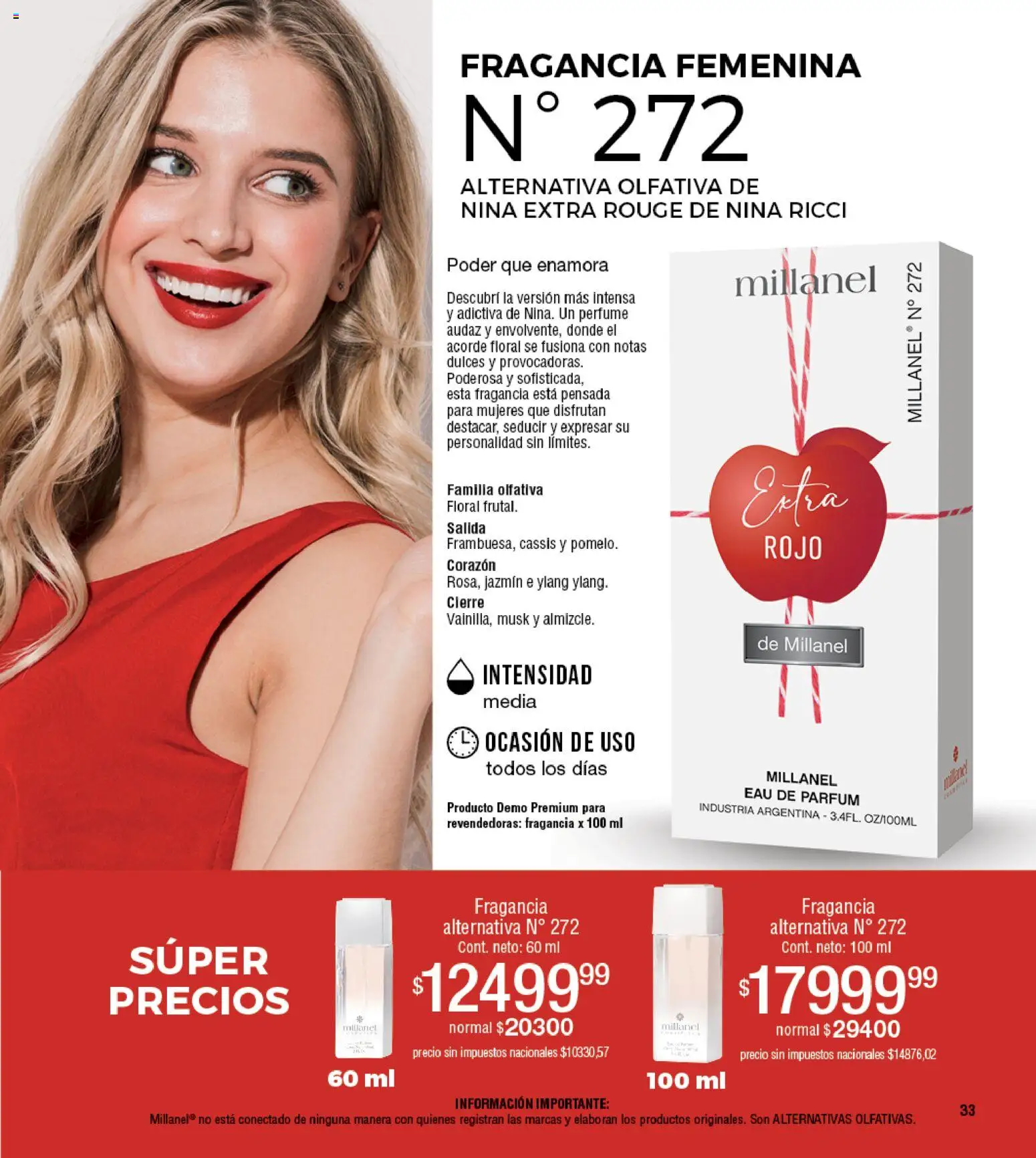 Millanel - Catálogo │ válido desde el 27.04.2026 | Página: 33 | Productos: Perfume, Fragancia