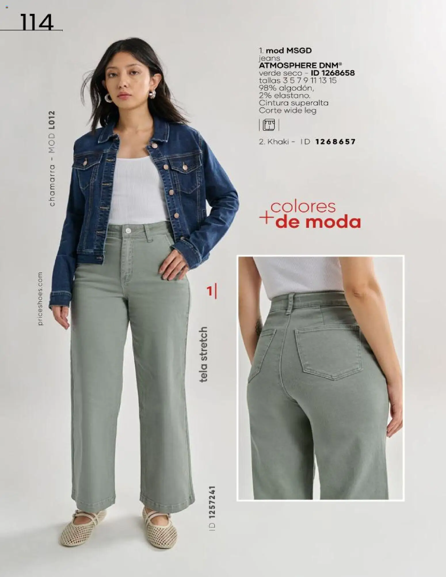 Nuevas ofertas de Price Shoes válidas en toda la República Mexicana desde el 16.06.2026. ¡Encuentra las mejores ofertas en Price Shoes catálogo Cierre de temporada! | Página: 114 | Productos: Chamarra