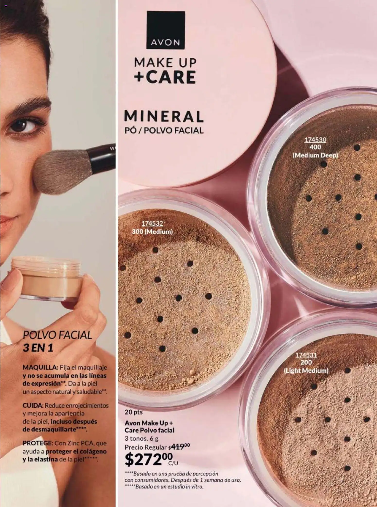 Nuevas ofertas de AVON válidas en toda la República Mexicana desde el 20/02/2026. ¡Encuentra las mejores ofertas en AVON campaña 4 2026! | Página: 41 | Productos: Maquillaje, Polvo