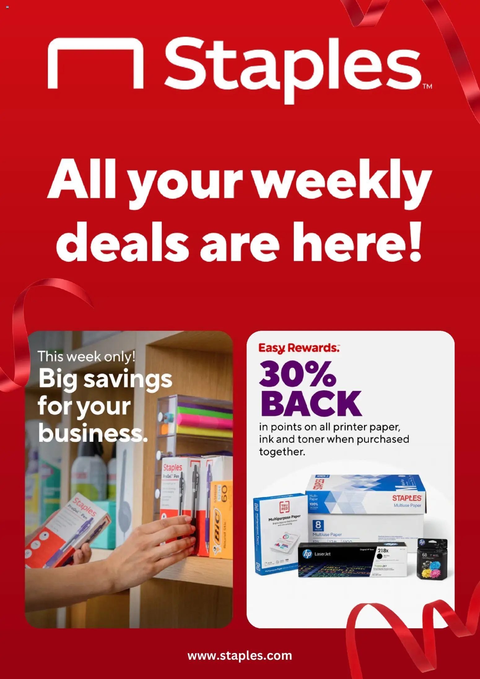 Staples Weekly Ad - valid from 03.05.2026 | Page: 1