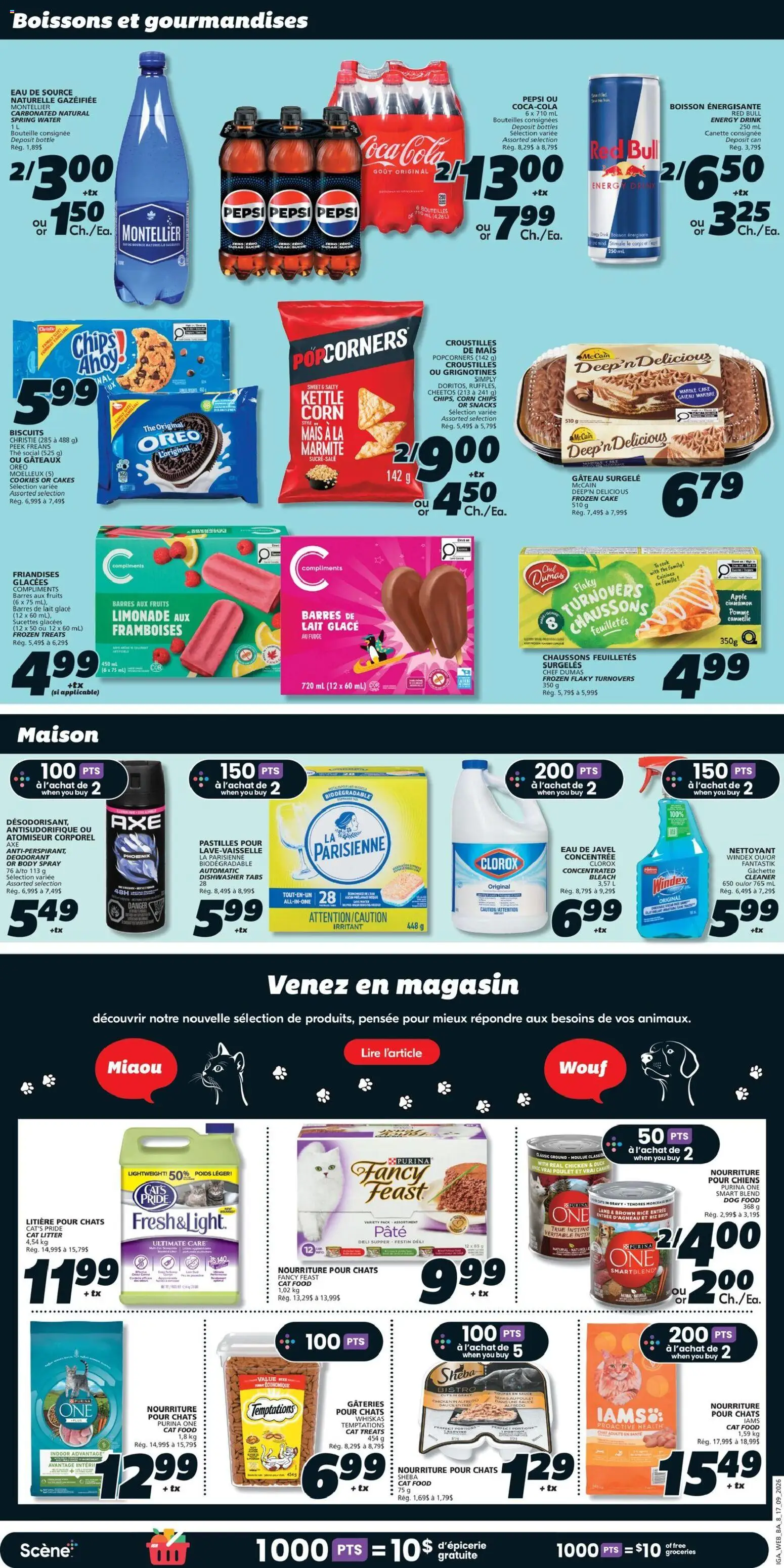IGA flyer valid from Sep 17, 2026 | Page: 11 | Products: Chips, Pâté, Kettle, Cake