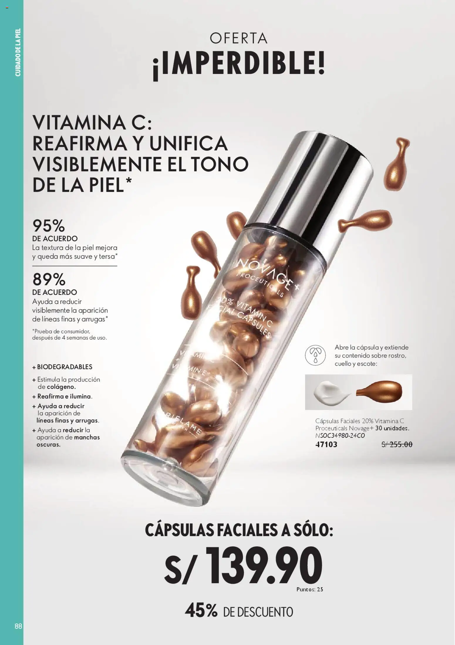 Catálogo Oriflame válido desde 28/03/2026 | Página: 88 | Productos: Cuello, Cápsula