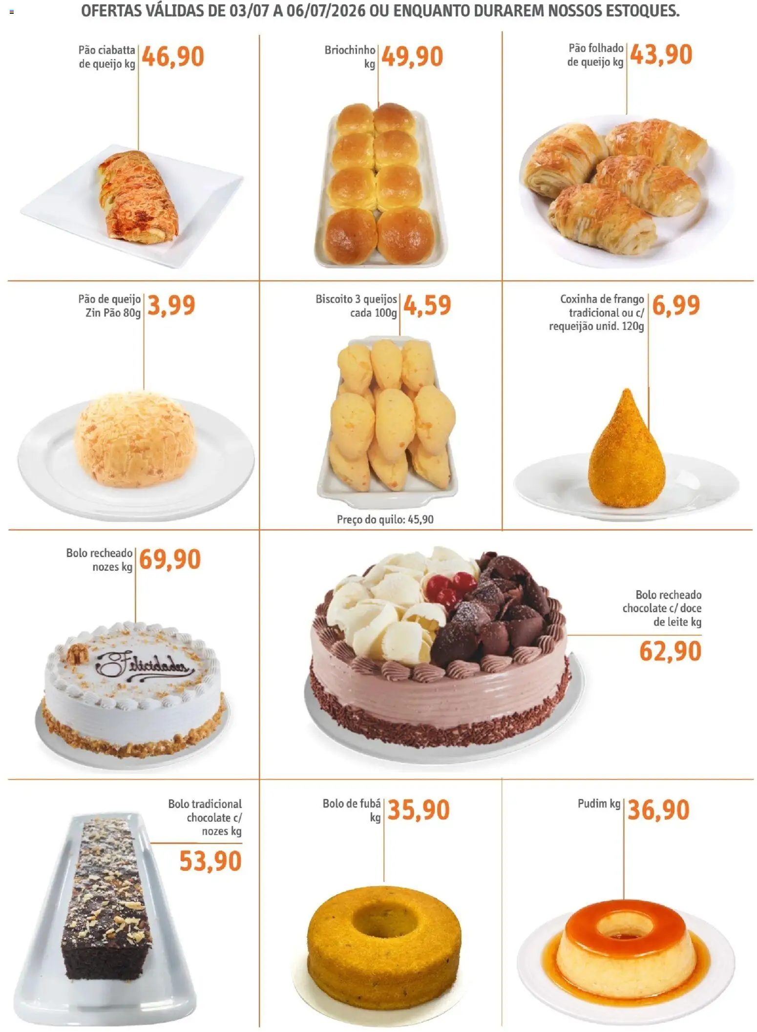 Sonda Folheto - válido de 03/07/2026 | Página: 6 | Produtos: Fubá, Queijo, Pão, Doce de leite