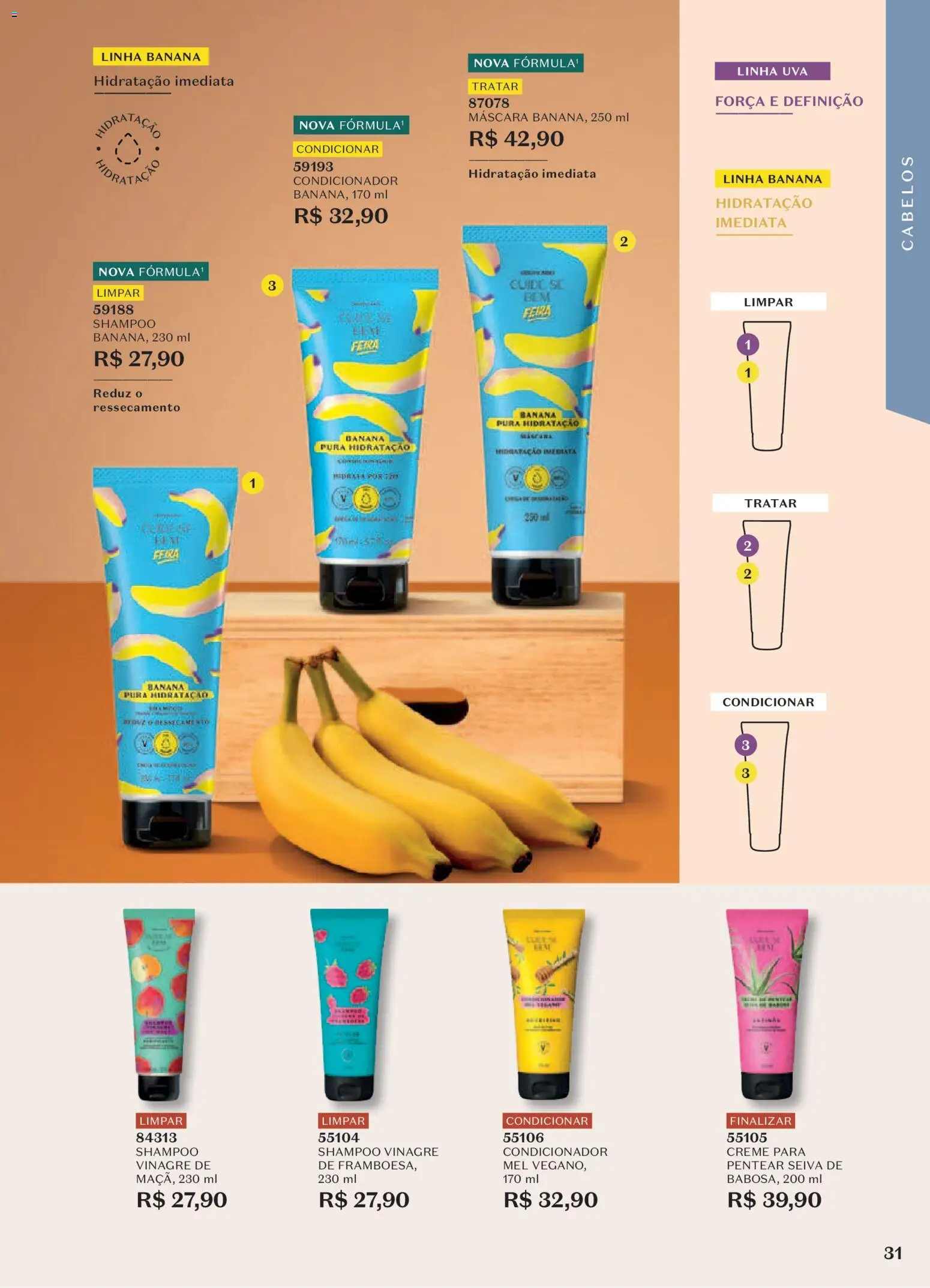 O Boticário Folheto - válido de 29/06/2026 | Página: 35 | Produtos: Shampoo, Pera, Condicionador, Mel