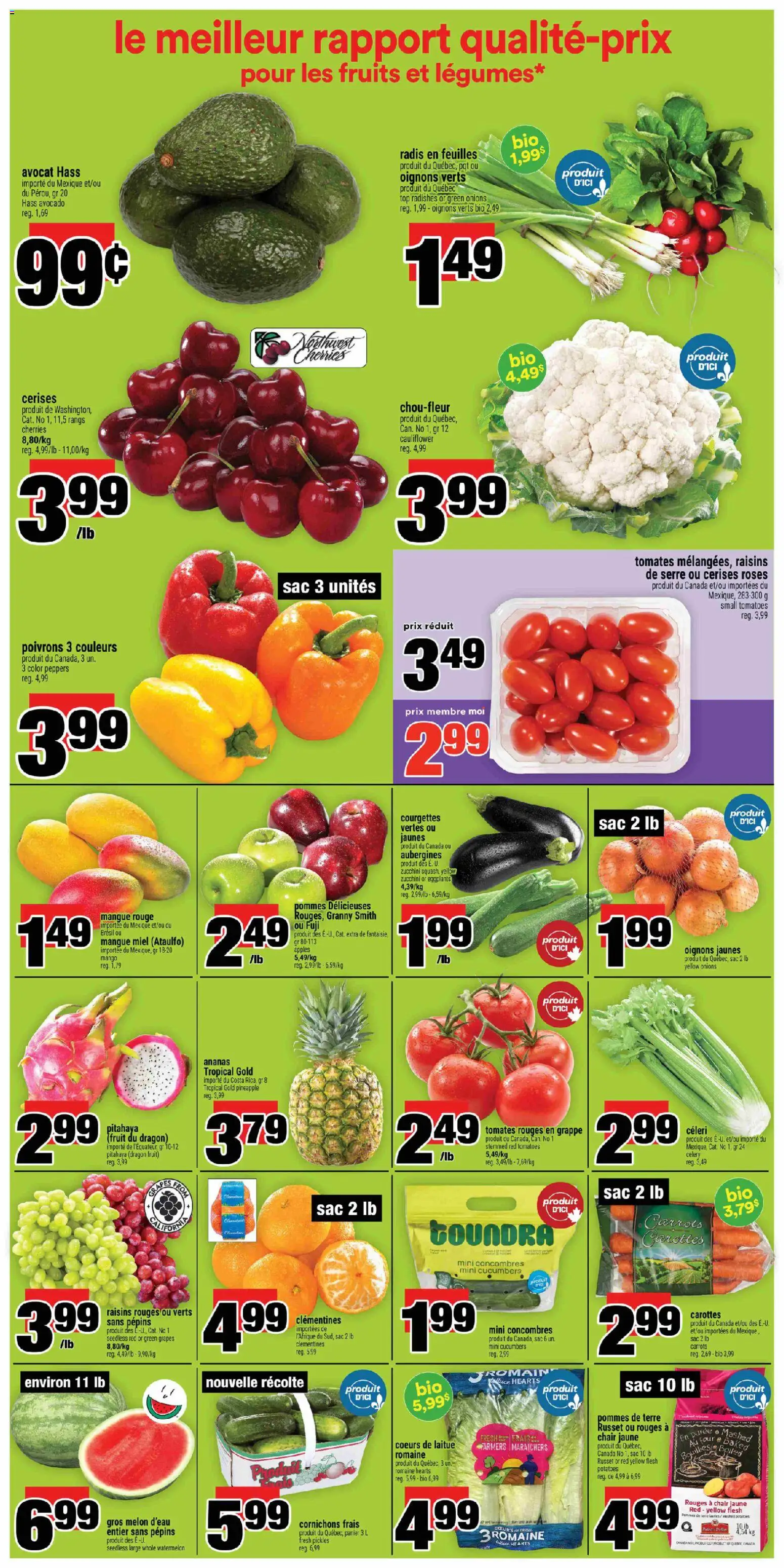 Super C flyer valid from Jul 2, 2026 | Page: 3 | Products: Pineapple, Potatoes, Apples, Tomatoes