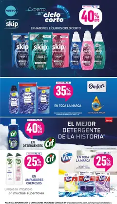 Vista previa La Anonima catálogo válido desde el 07.05.2026 | Página: 31 | Productos: Lavandina, Perfume, Detergente, Espuma