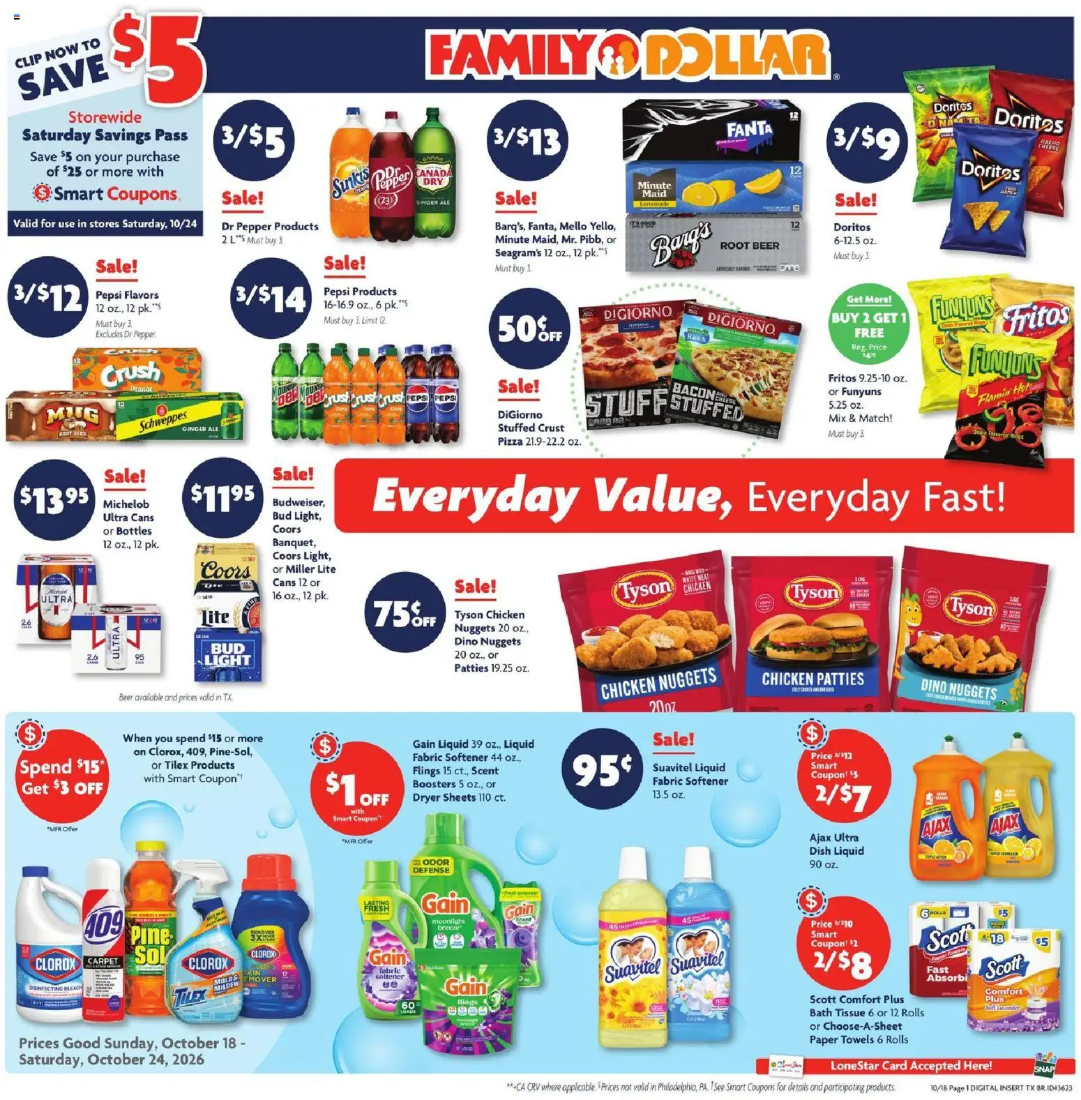 Family Dollar Weekly Ad - valid from 10/18/2026 | Page: 1