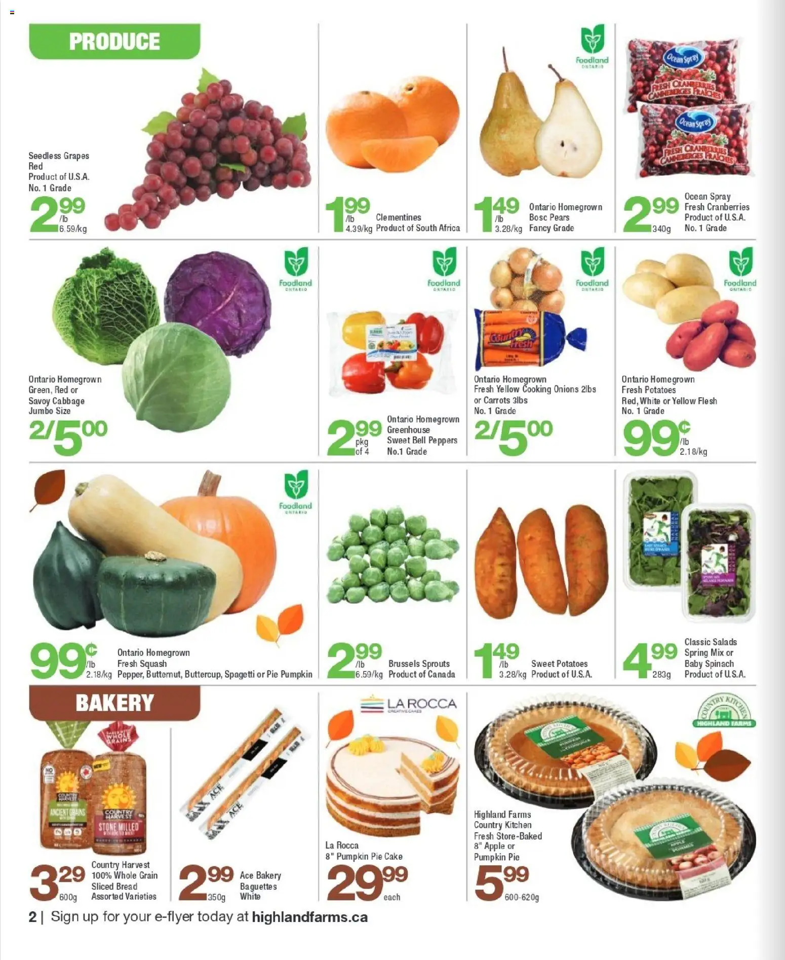 Highland Farms flyer valid from Oct 1, 2026 | Page: 2