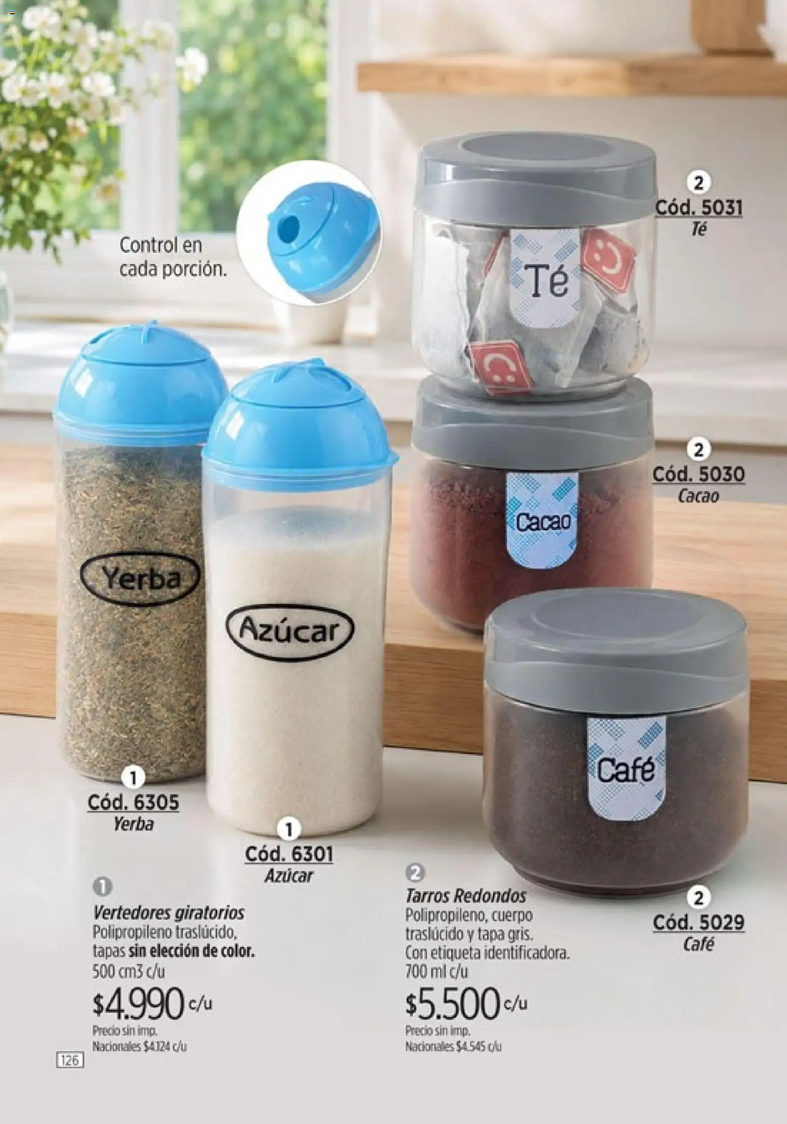 Catálogo Amodil Campaña 15 │ válido desde el 26/08/2026 | Página: 126 | Productos: Azucar, Yerba, Café, Cacao