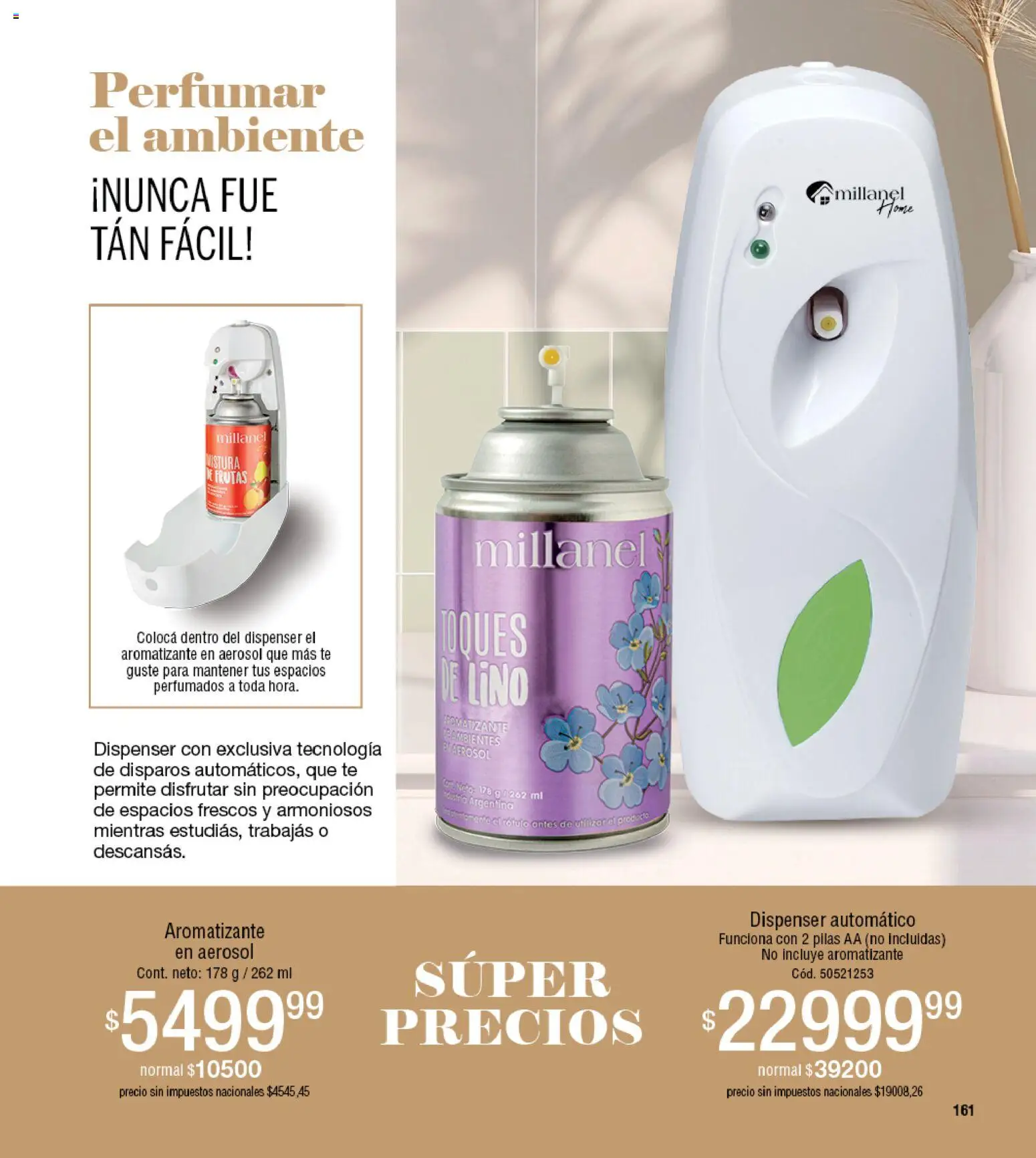 Millanel - Catálogo │ válido desde el 27.04.2026 | Página: 161 | Productos: Pilas, Té
