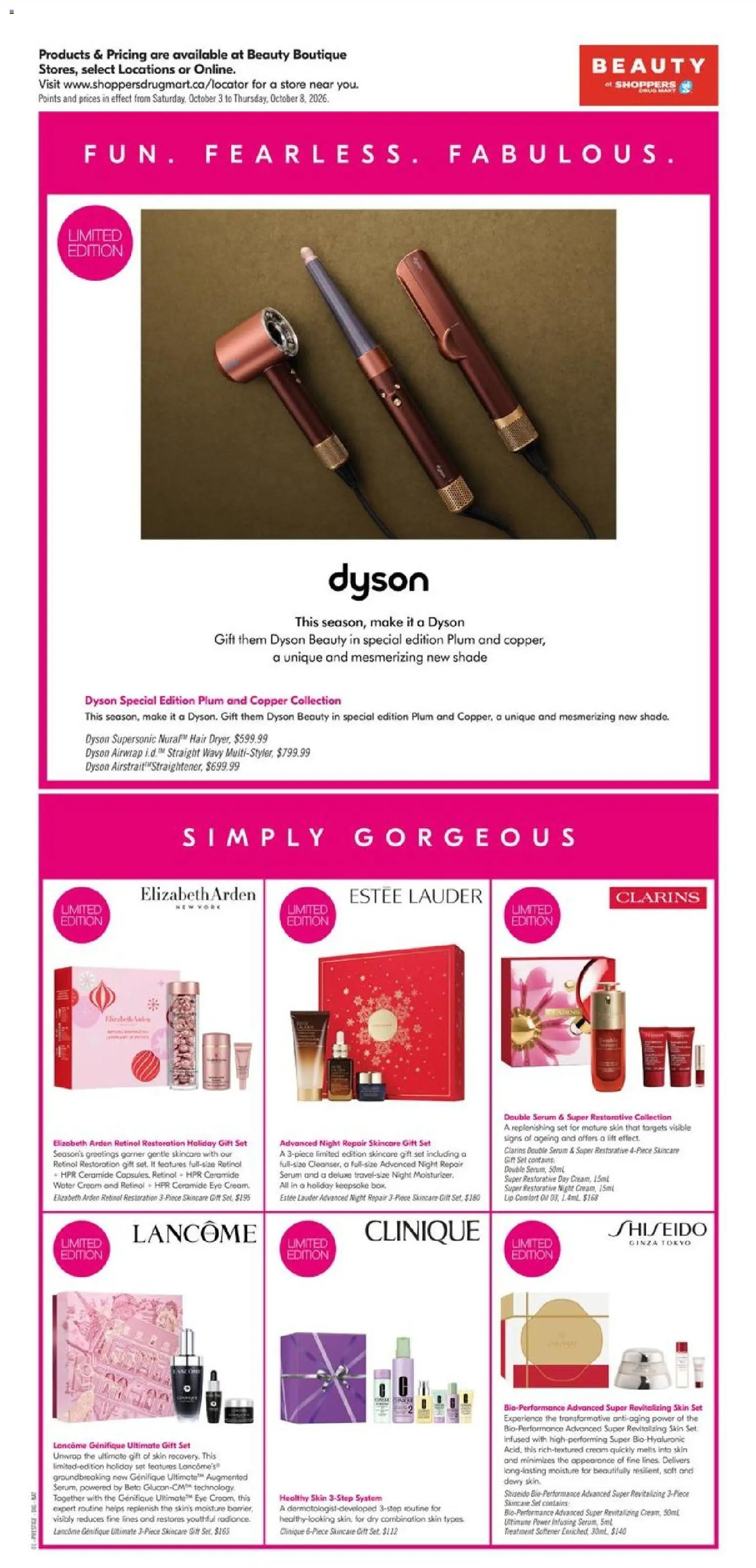 Shoppers flyer valid from Oct 3, 2026 | Page: 13 | Products: Cream, Water