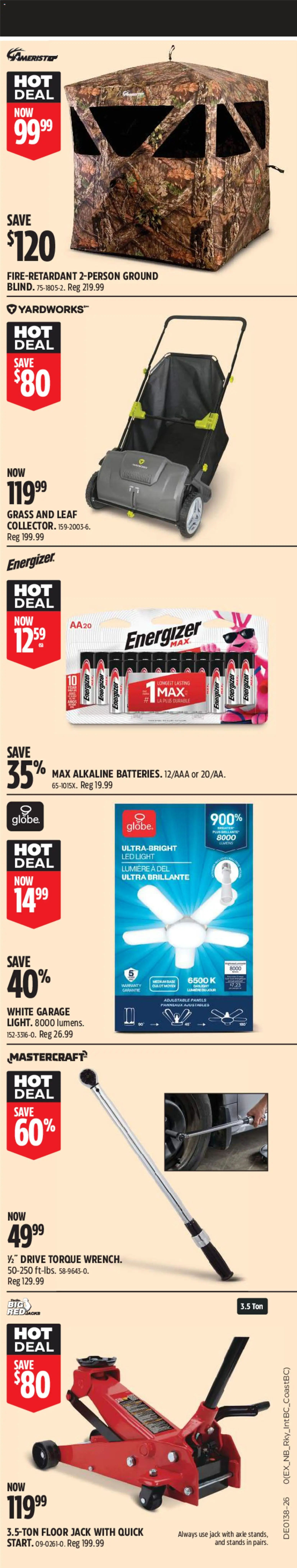 Canadian Tire flyer valid from Sep 17, 2026 | Page: 3 | Products: LED light