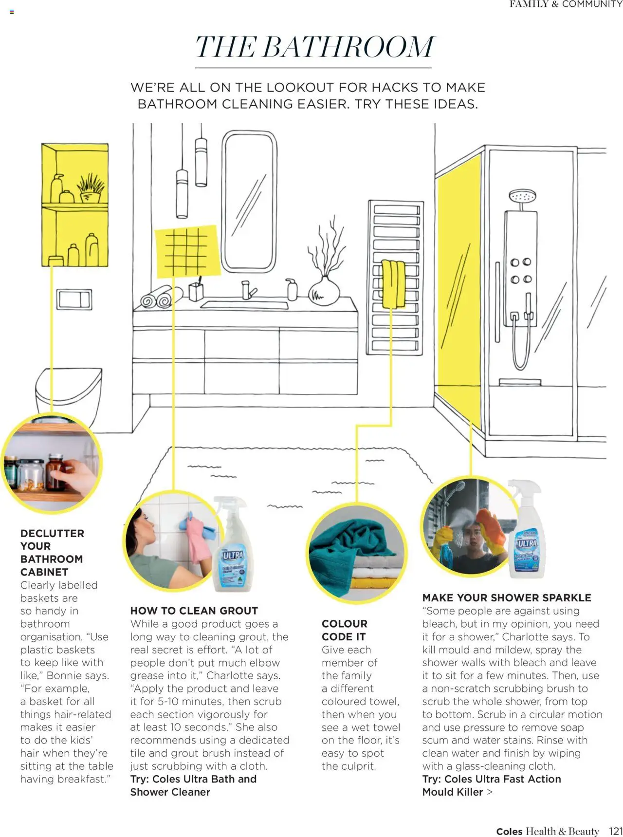 Coles catalogue - valid from 07.10.2025 | Page: 121 | Products: Table, Bath, Basket, Soap