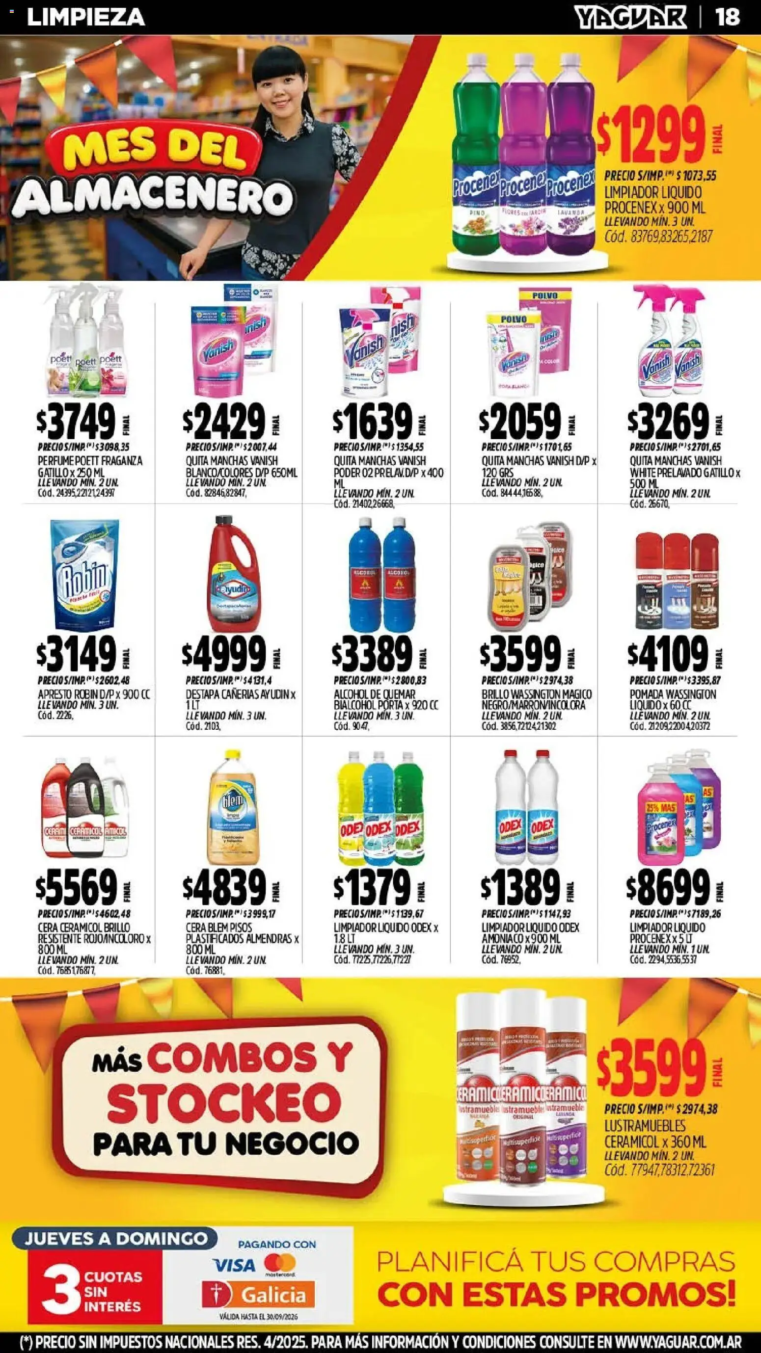 Yaguar - Oferta Semanal Santa Fé │ válido desde el 21/09/2026 | Página: 19 | Productos: Pomada, Perfume, Polvo, Alcohol