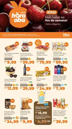 Oba Hortifruti - Ofertas da semana - Pré-Visualização do folheto da loja Oba Hortifruti, válido de 24/07/2026